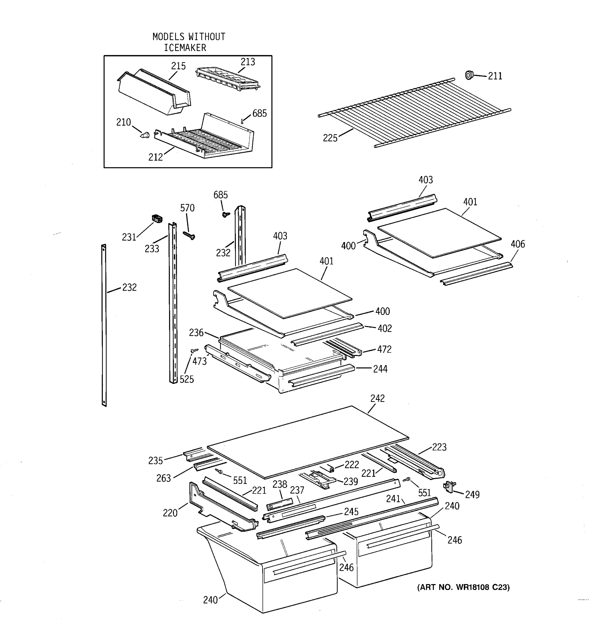 SHELF PARTS