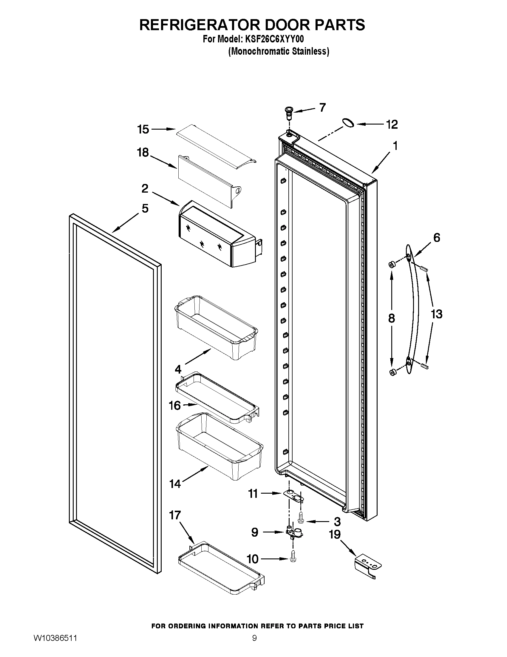 07 - REFRIGERATOR DOOR PARTS