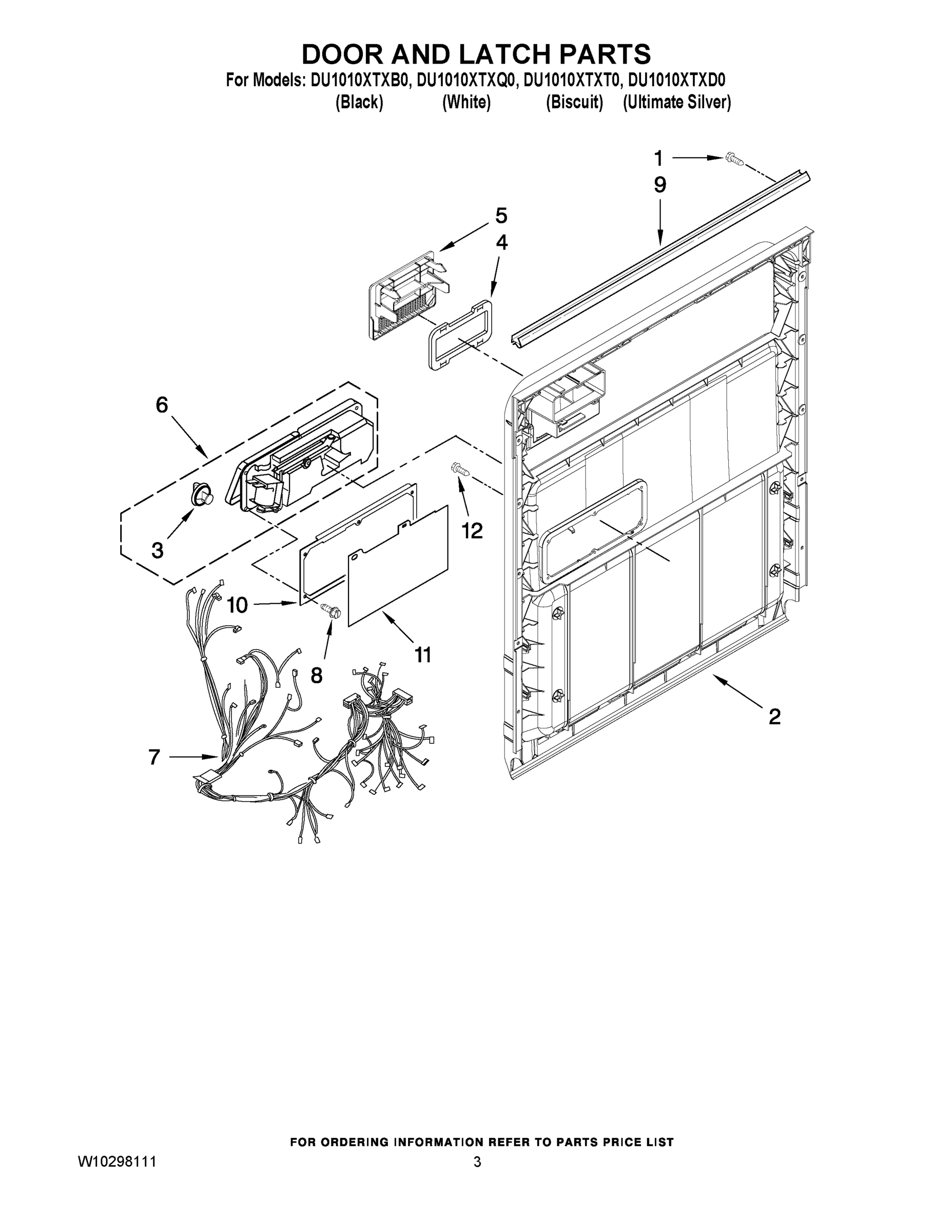 03 - DOOR AND LATCH PARTS
