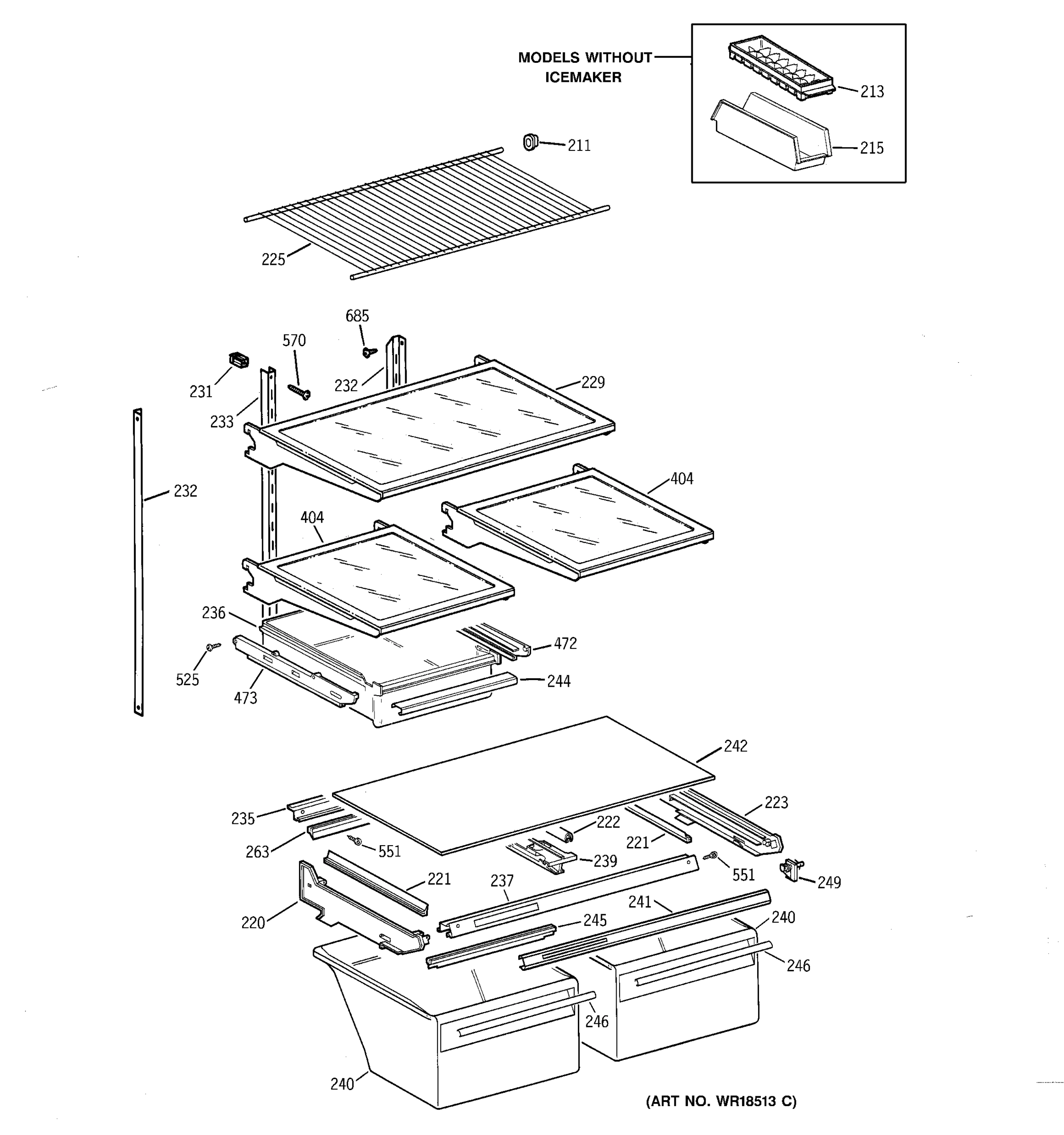 SHELF PARTS