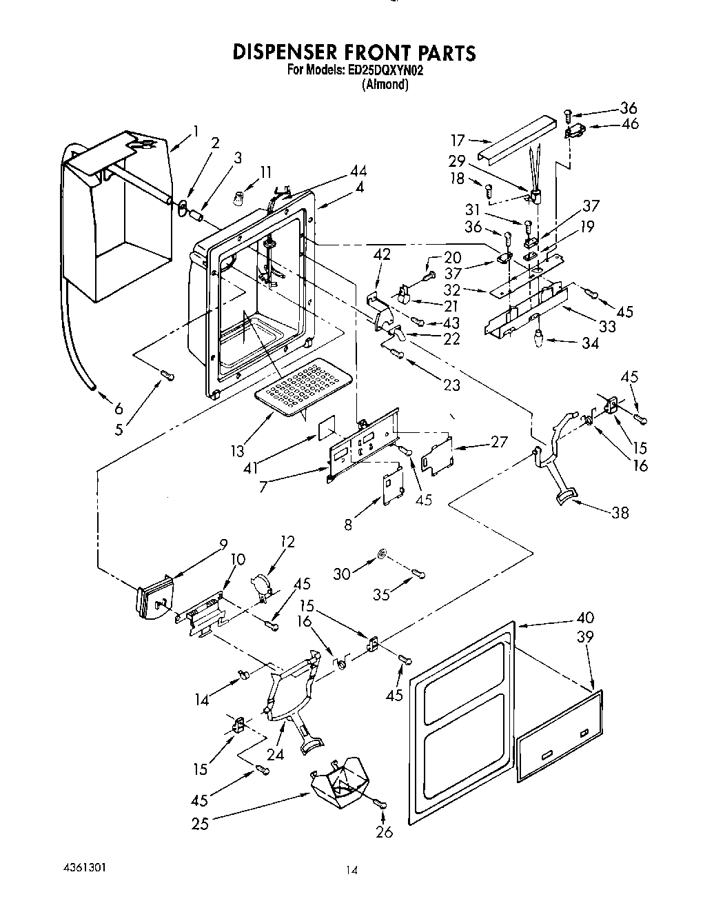 09 - DISPENSER FRONT