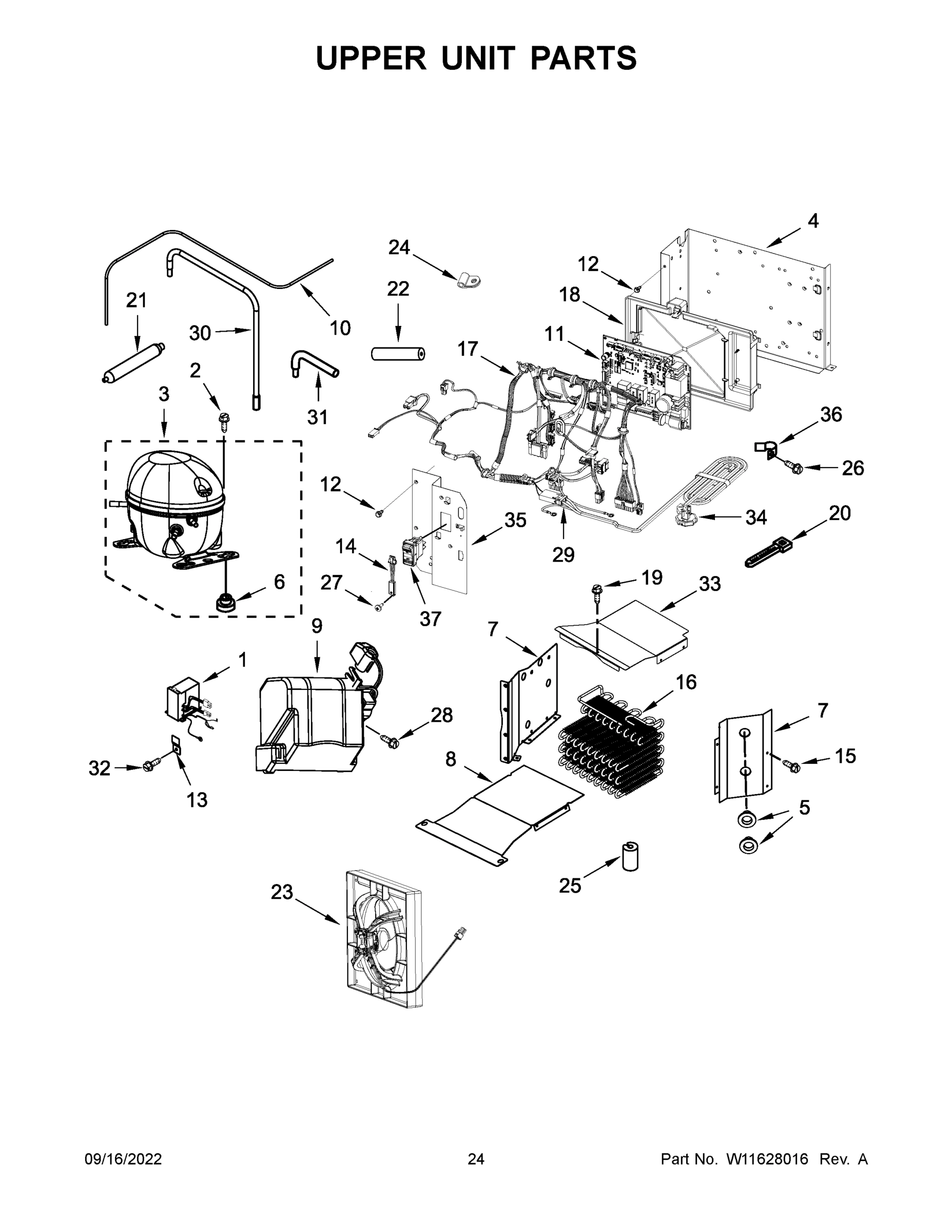 13 - UPPER UNIT PARTS
