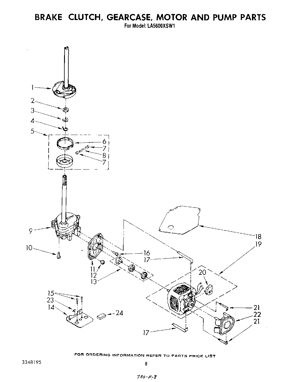 06 - BRAKE, CLUTCH, GEARCASE, MOTOR AND PUMP