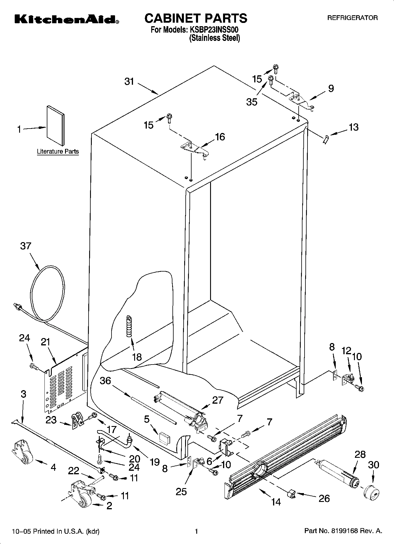 01 - CABINET PARTS