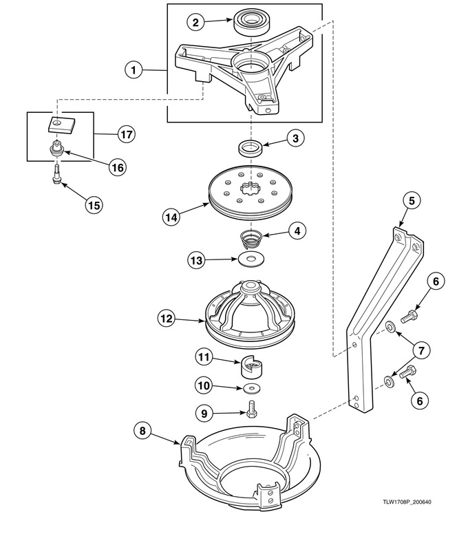 Bearing Housing, Brake, Pulley And Pivot Dome