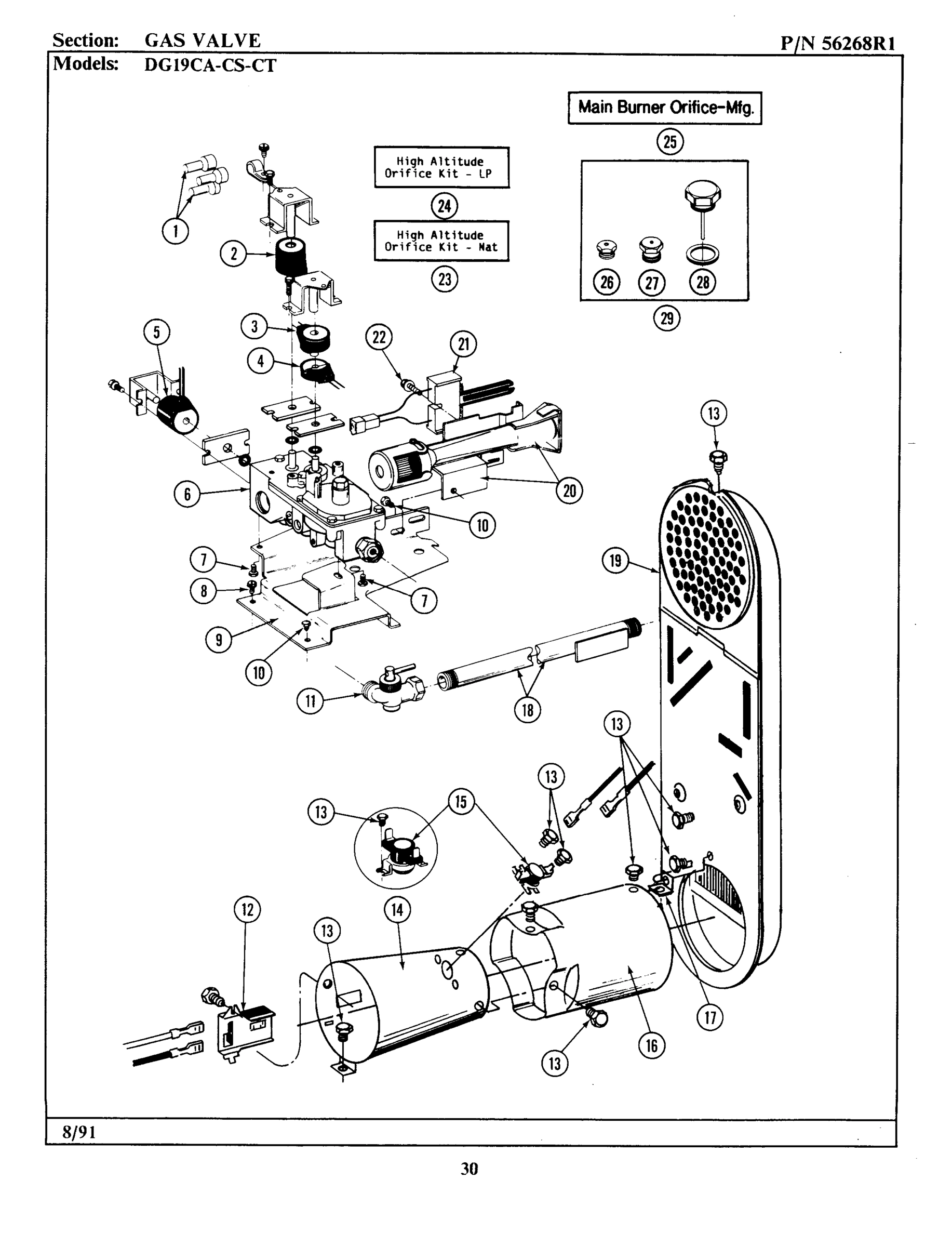 10 - GAS VALVE