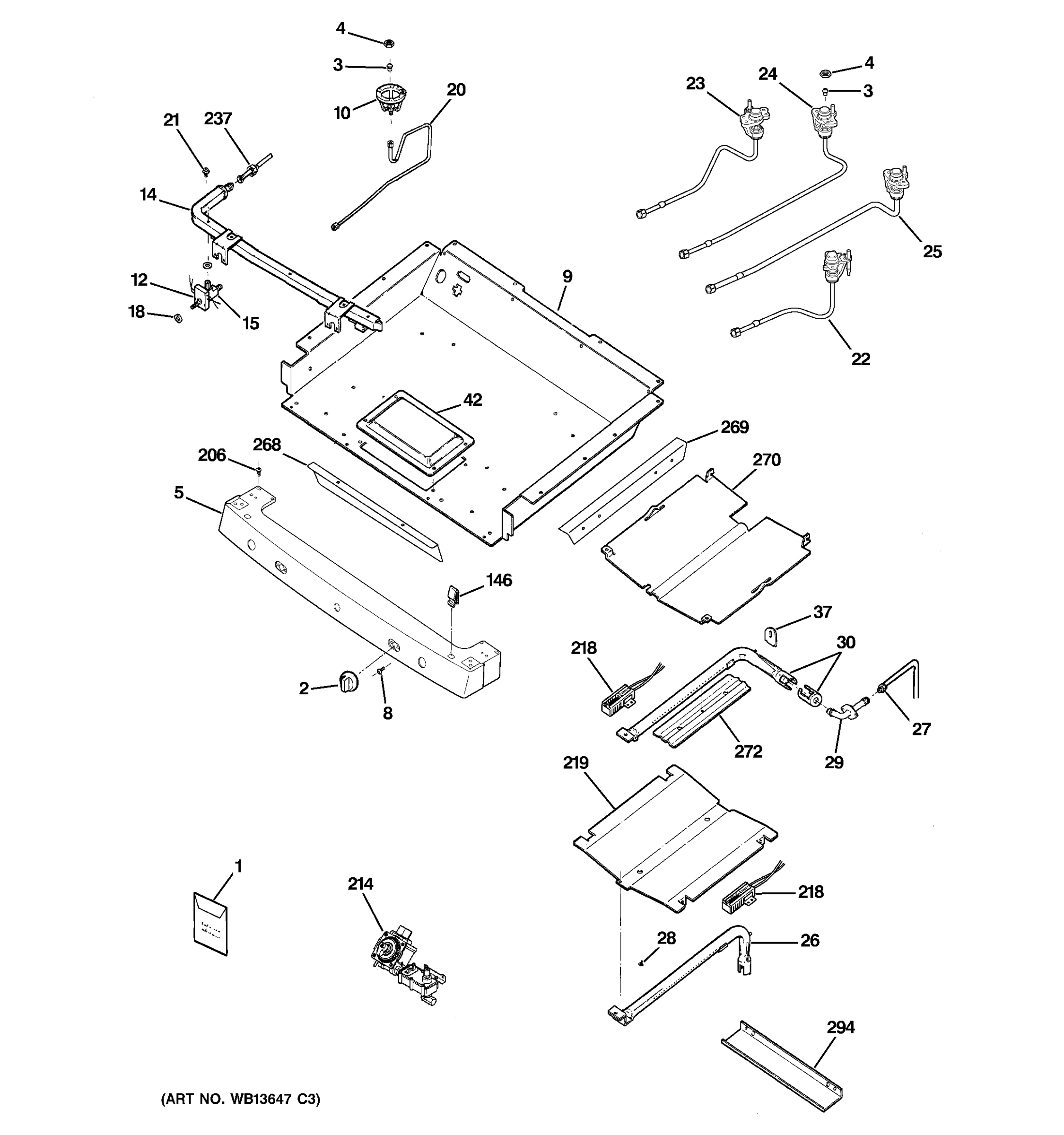 GAS & BURNER PARTS