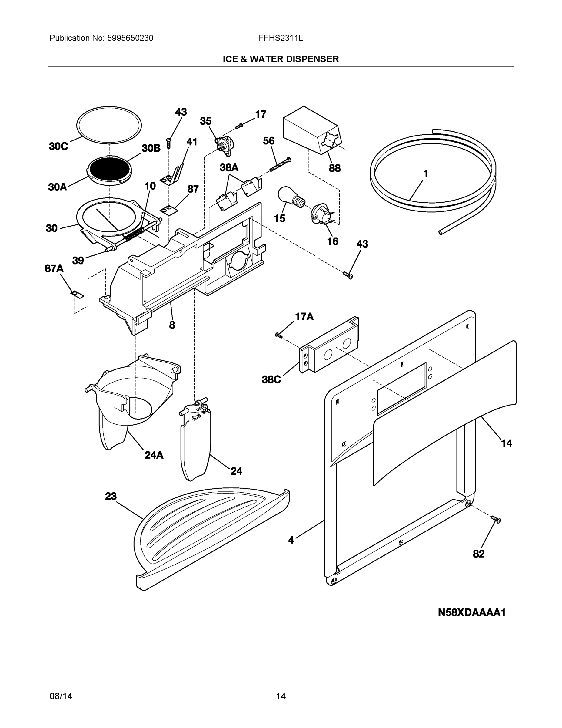 08 - ICE & WATER DISPENSER