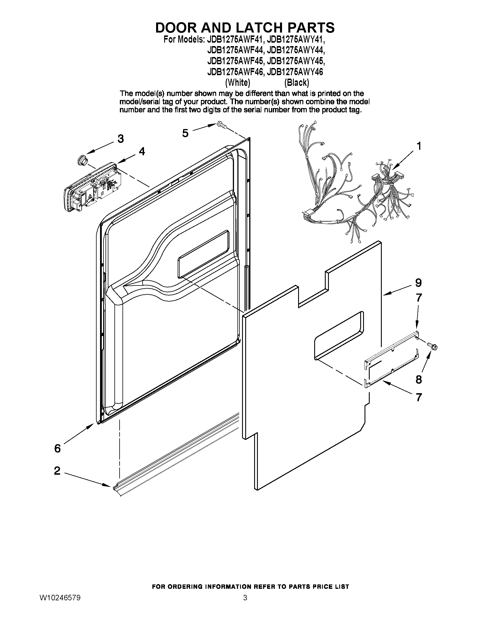 03 - DOOR AND LATCH PARTS