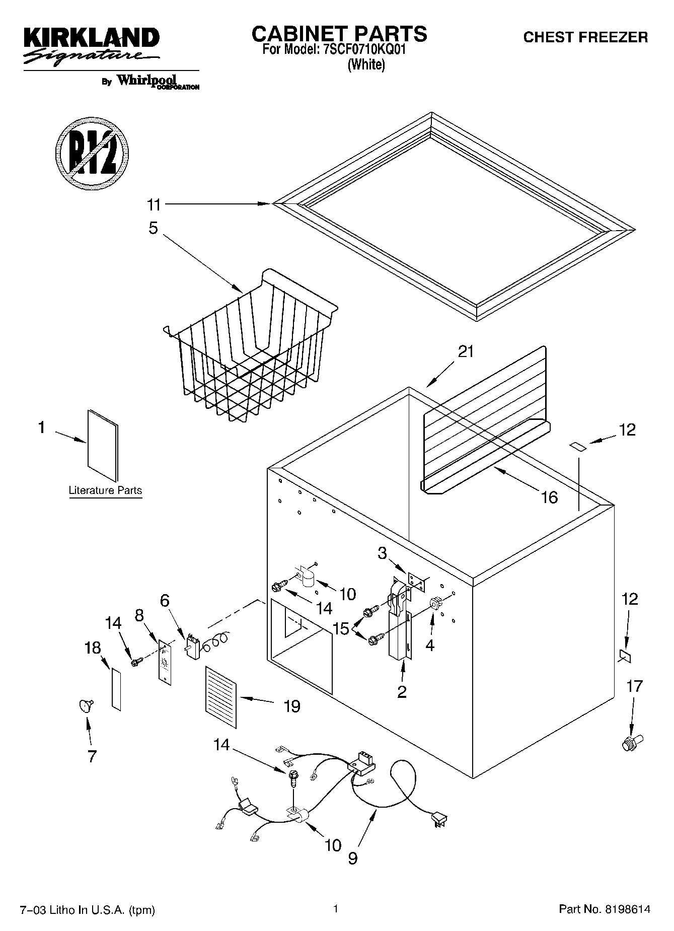 01 - CABINET PARTS