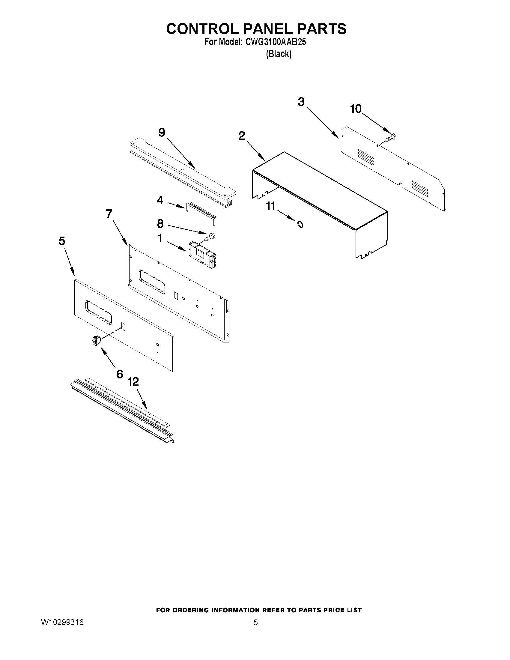04 - CONTROL PANEL PARTS