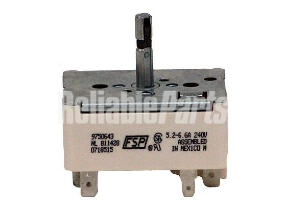WP9750643 Whirlpool Infinite Switch