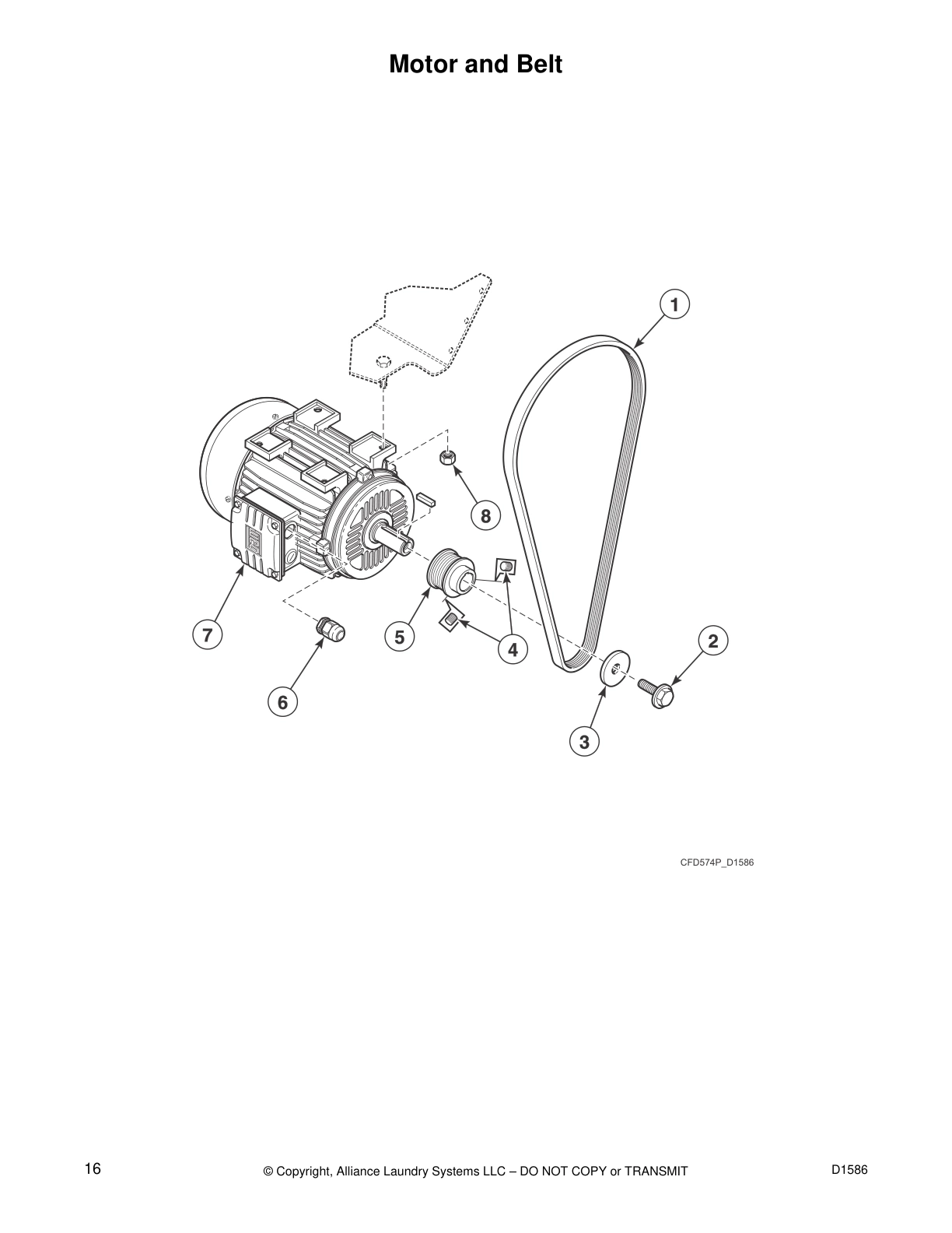 Motor and Belt