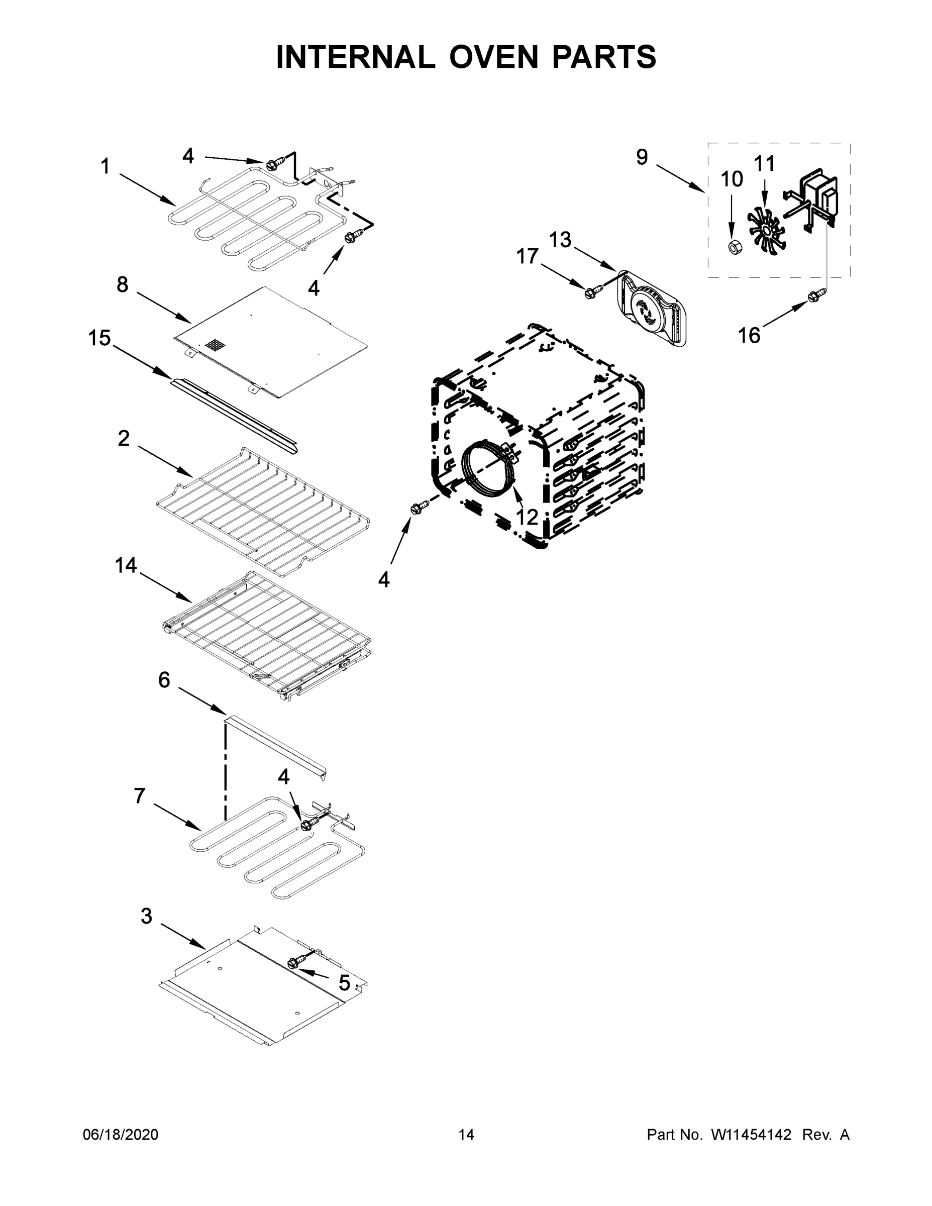 08 - INTERNAL OVEN PARTS
