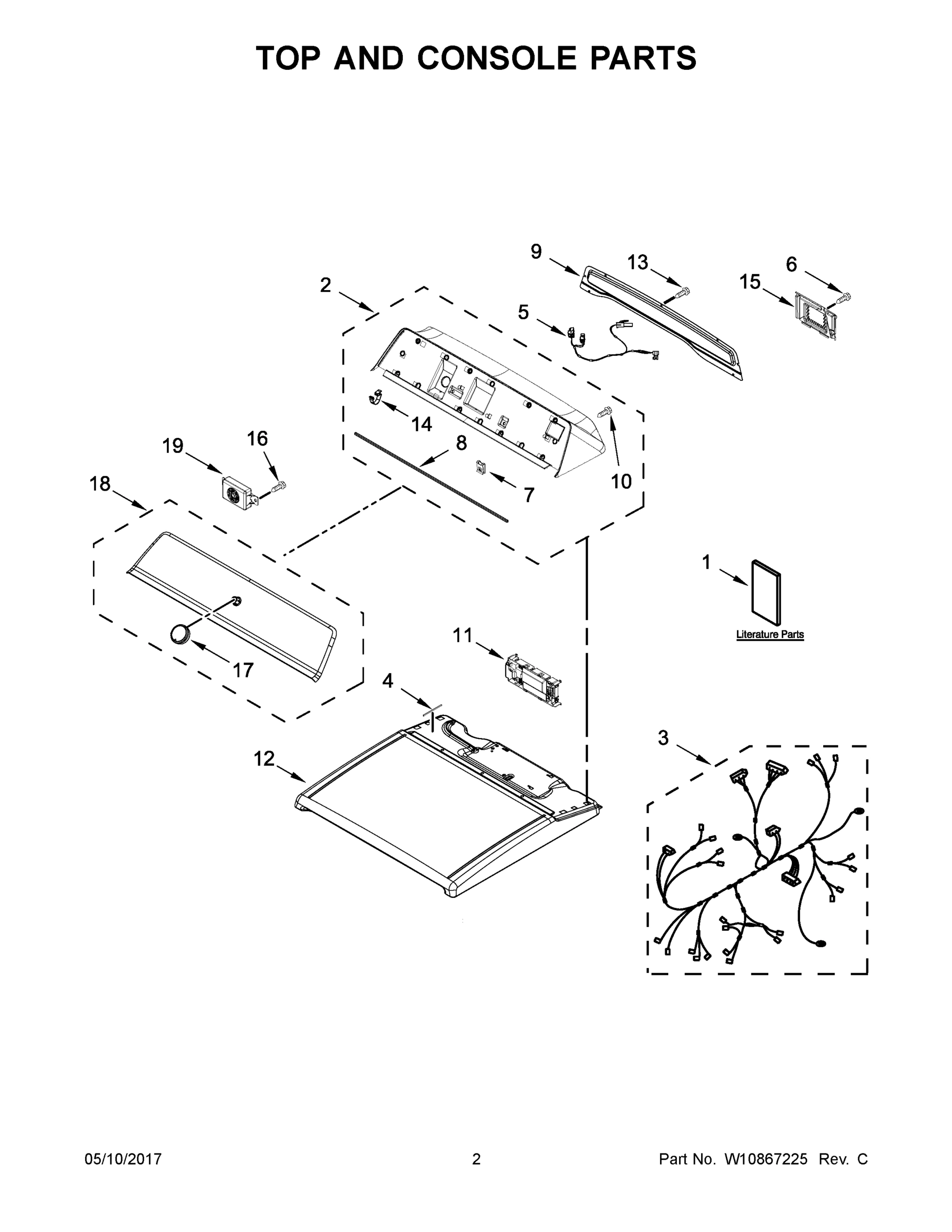 02 - TOP AND CONSOLE PARTS