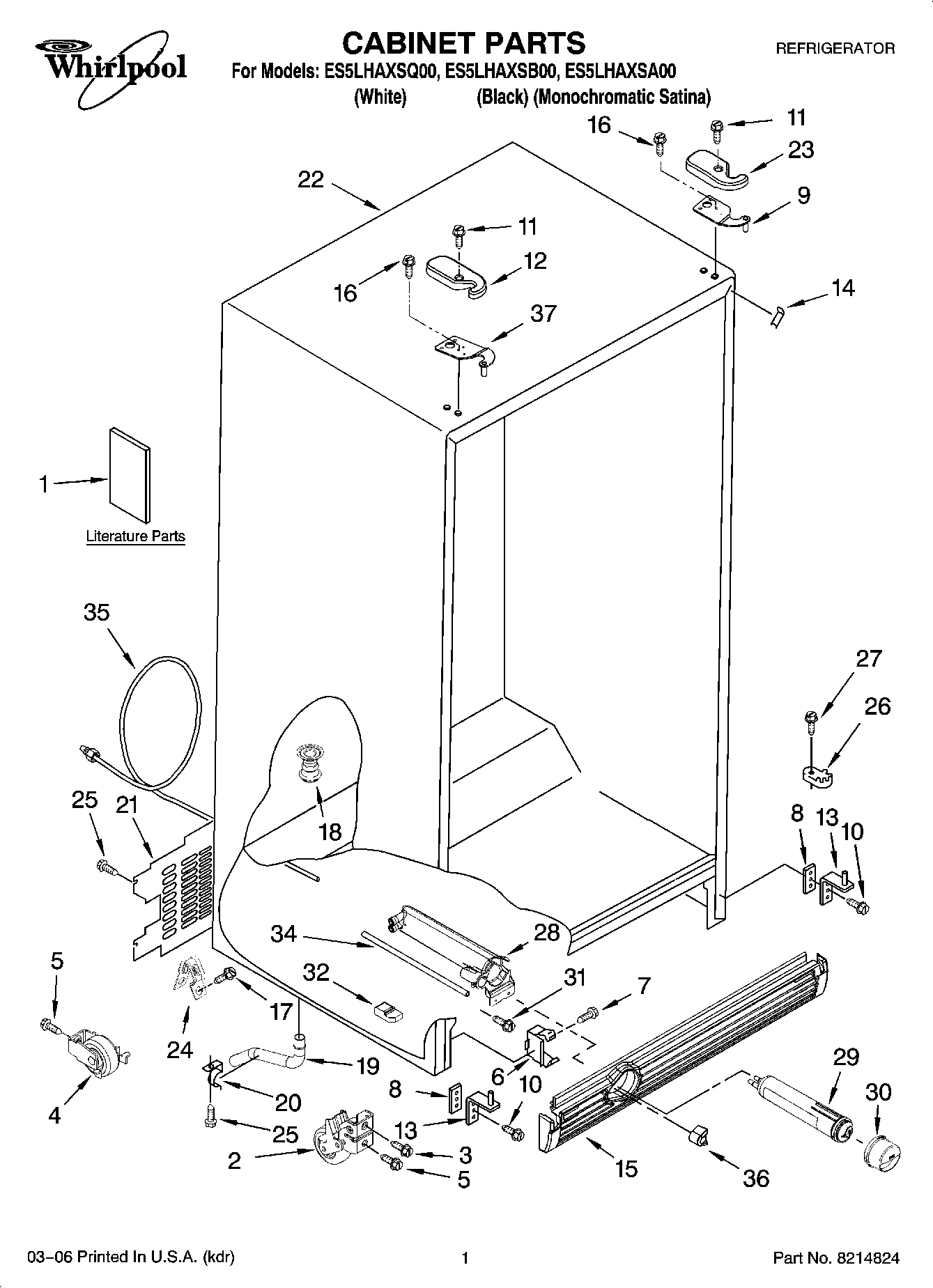 01 - CABINET PARTS