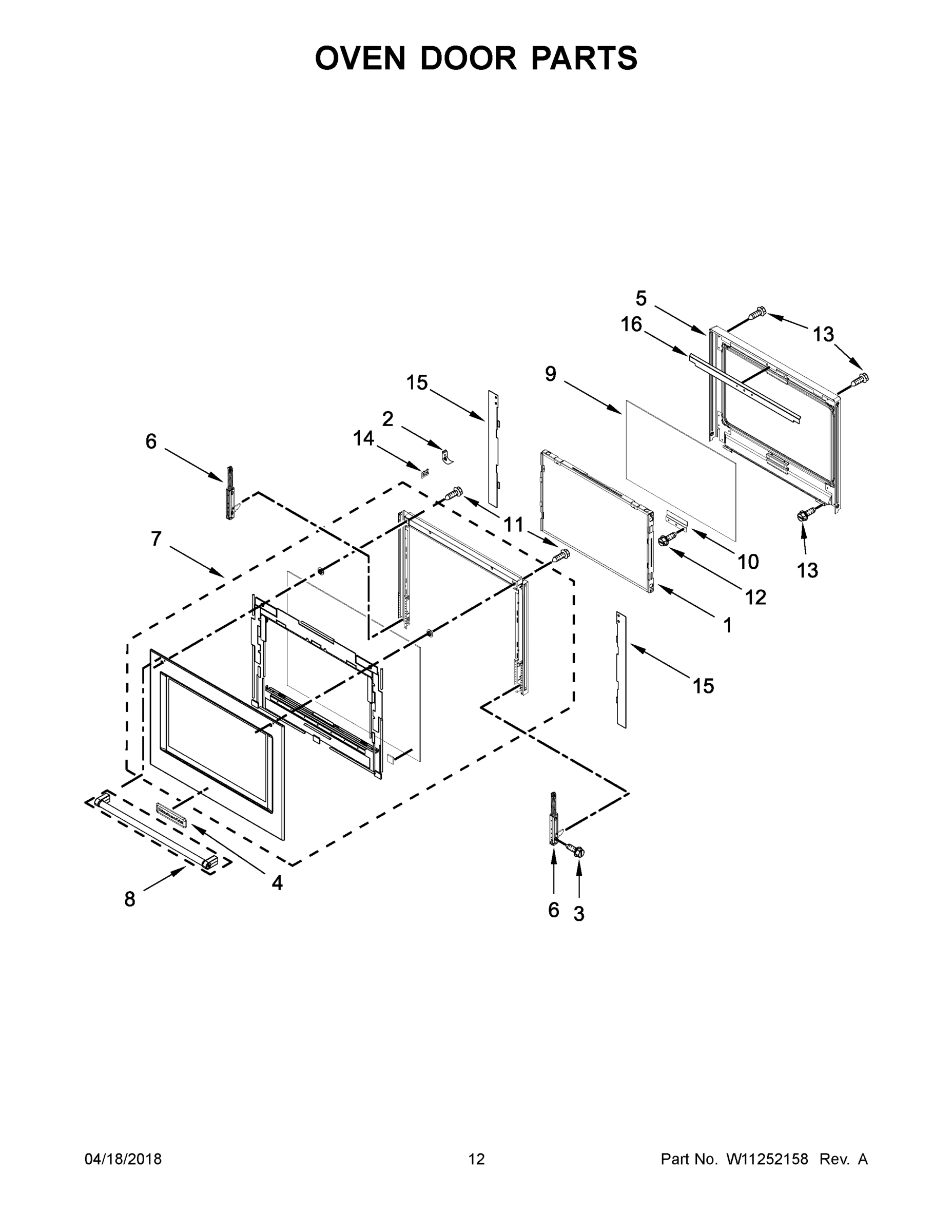 07 - OVEN DOOR PARTS