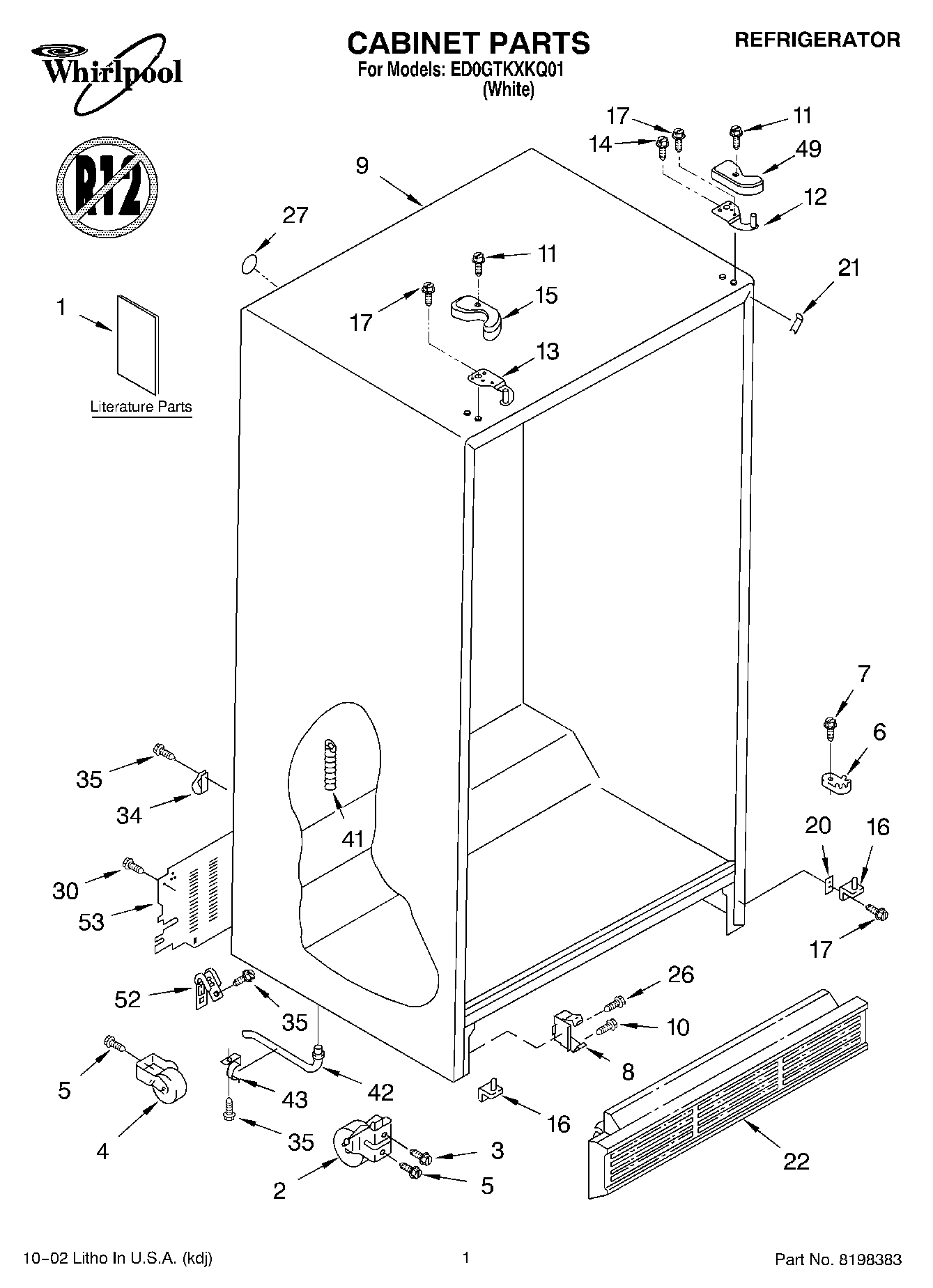 01 - CABINET, LITERATURE