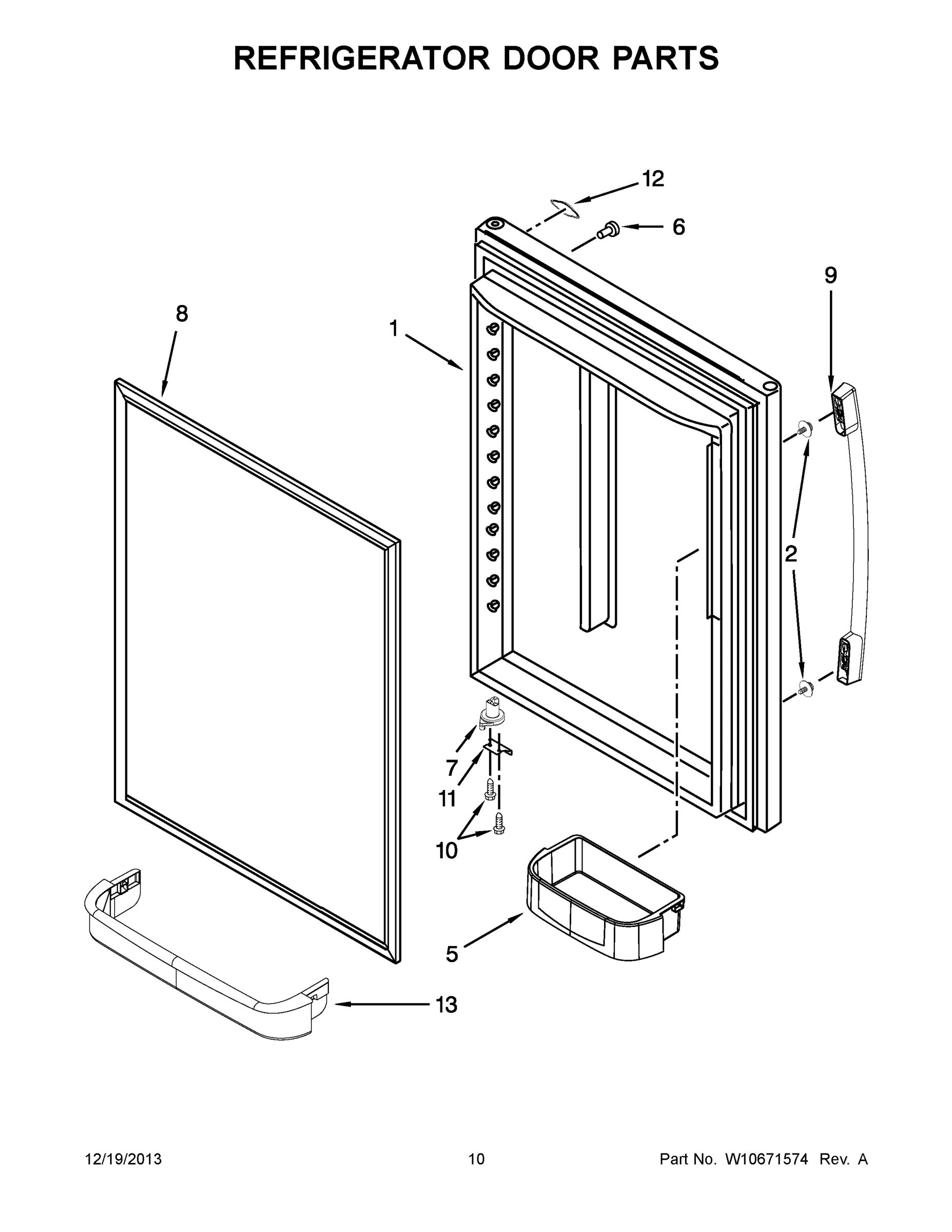 06 - REFRIGERATOR DOOR PARTS