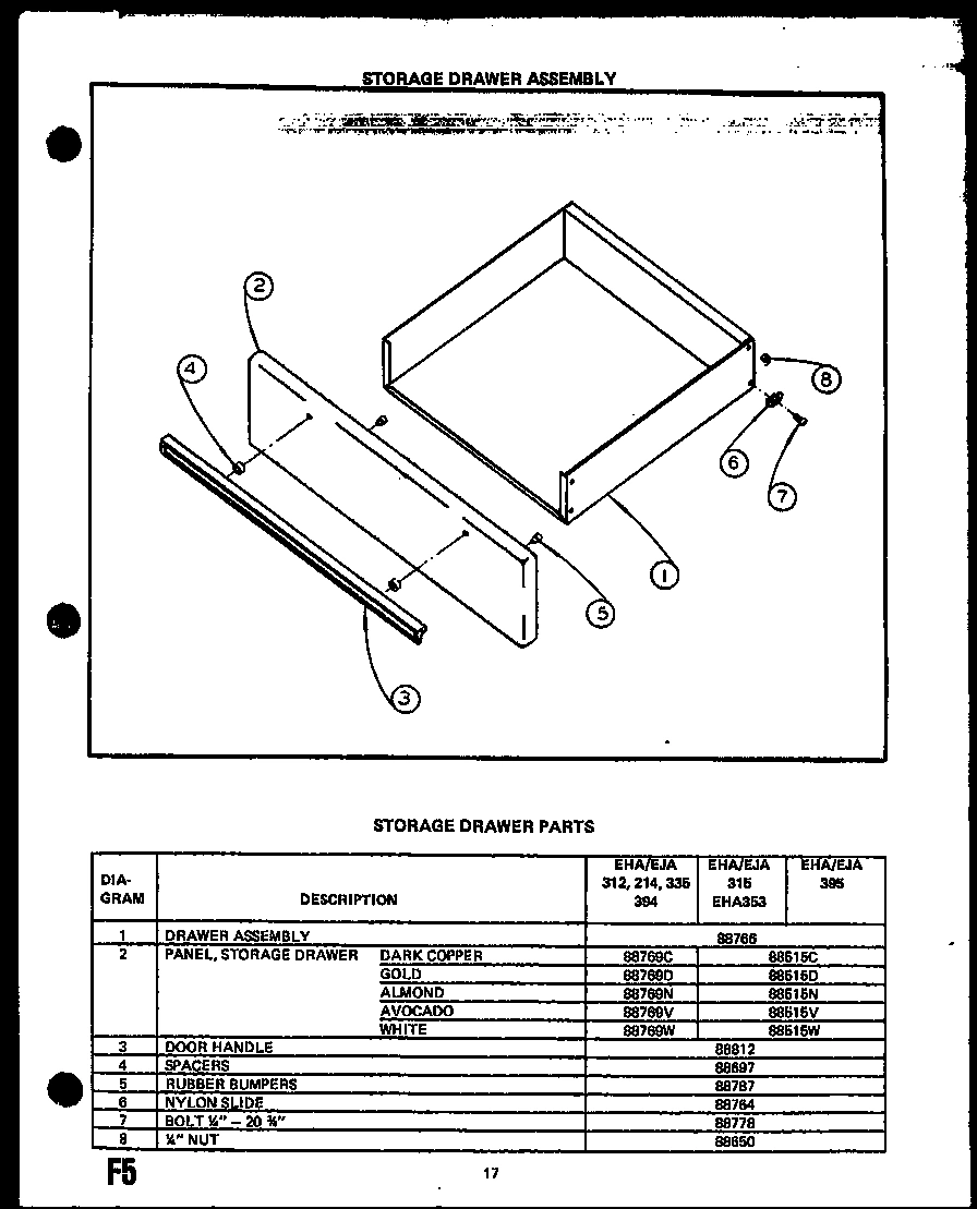 06 - STORAGE DRAWER ASSY