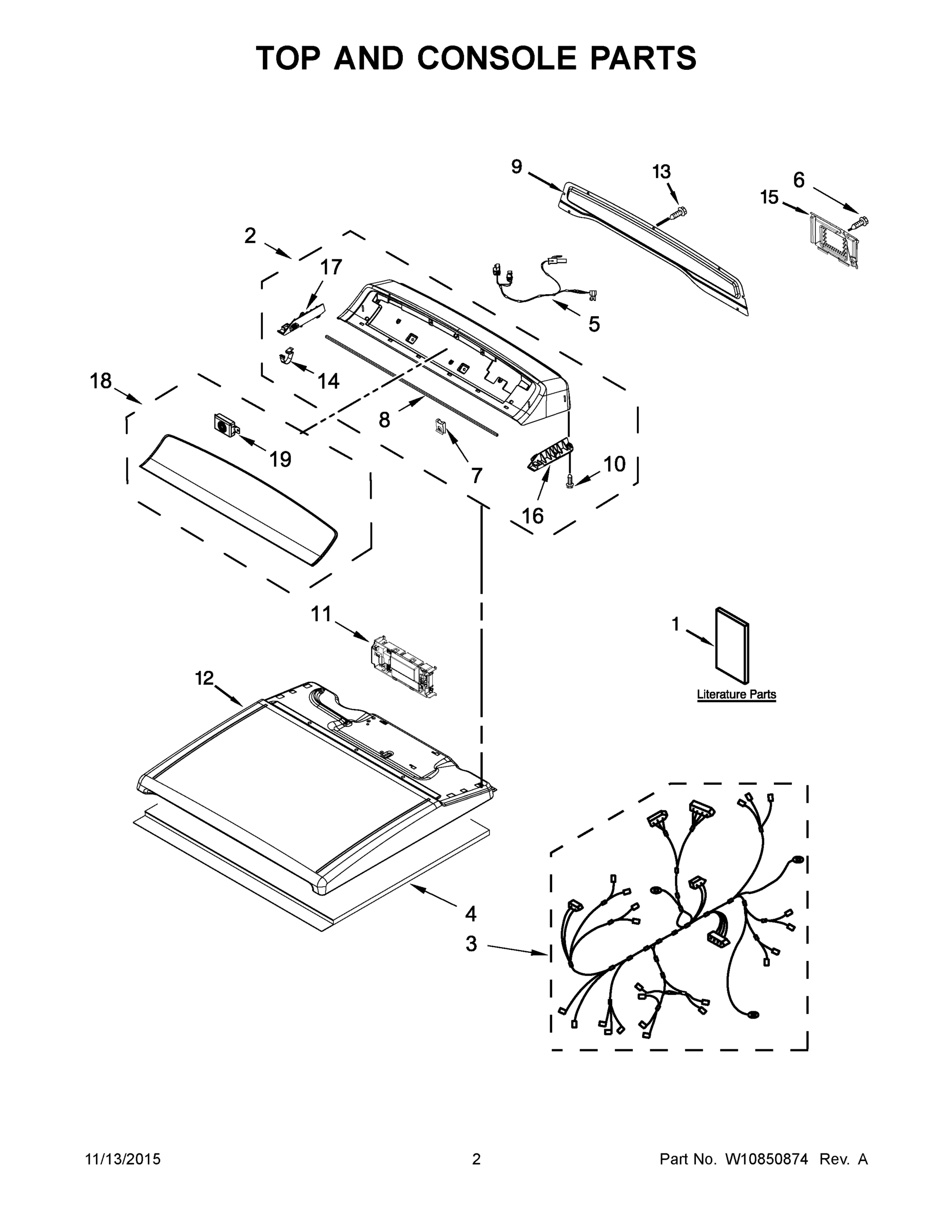 02 - TOP AND CONSOLE PARTS