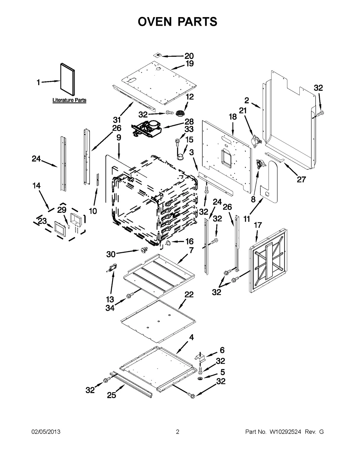 01 - OVEN PARTS
