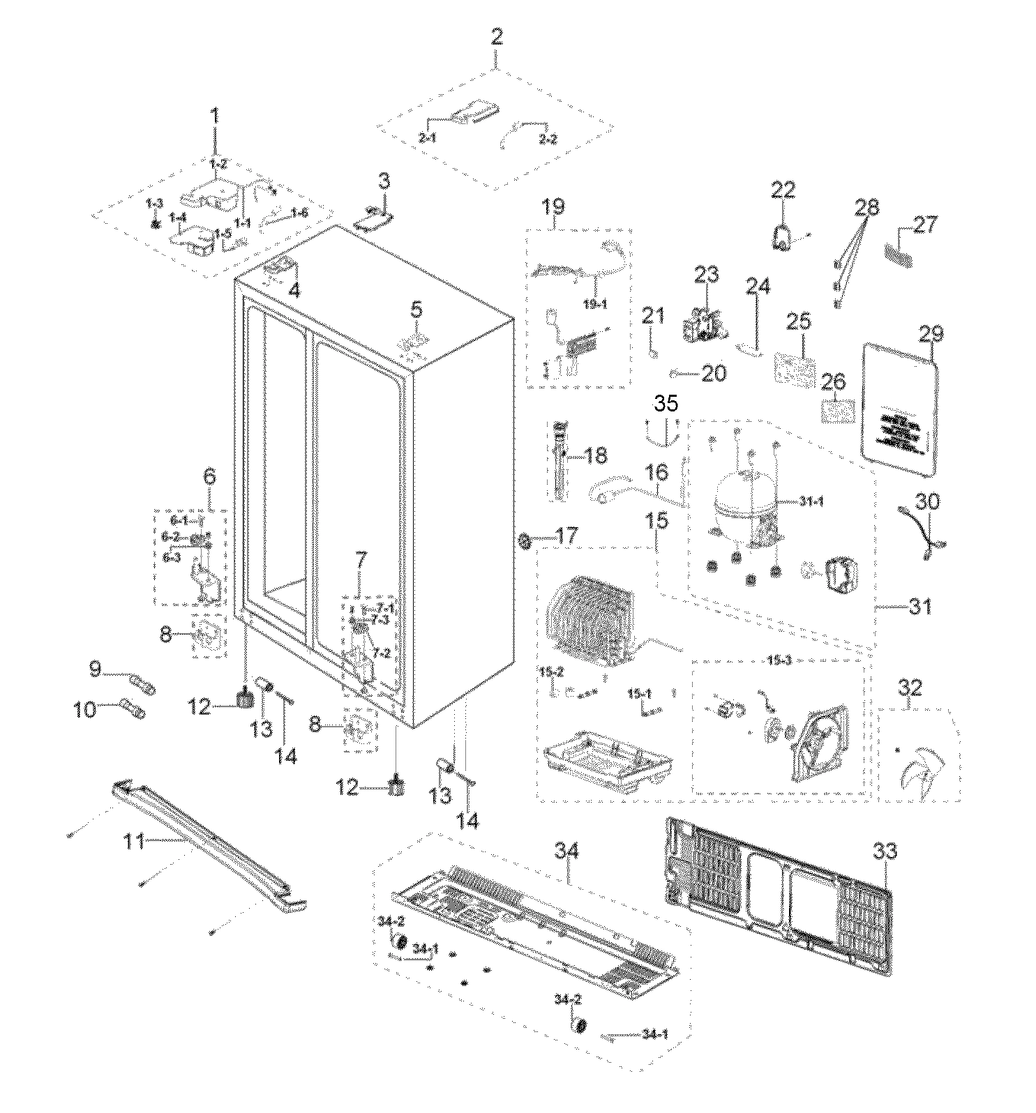 CABINET ASSY
