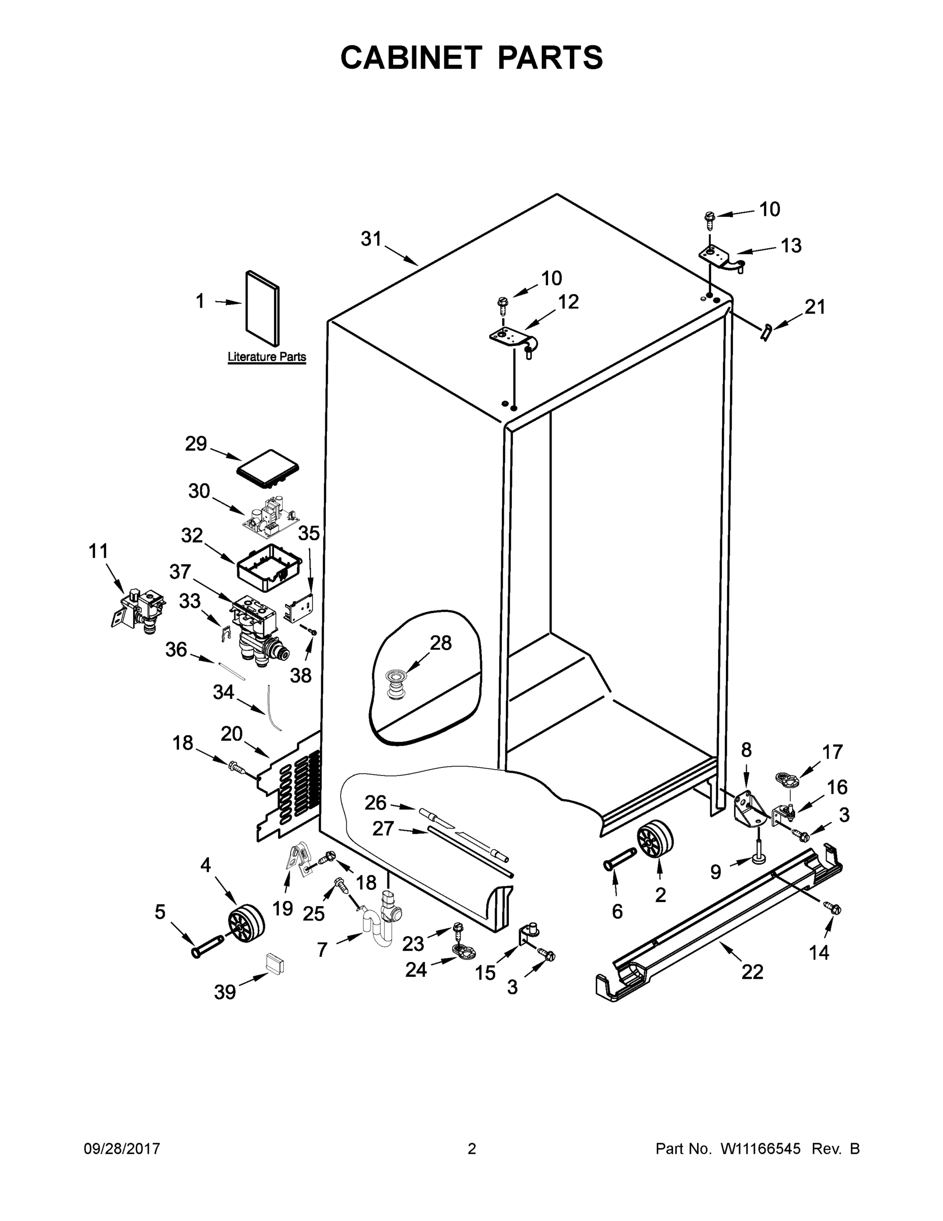 02 - CABINET PARTS