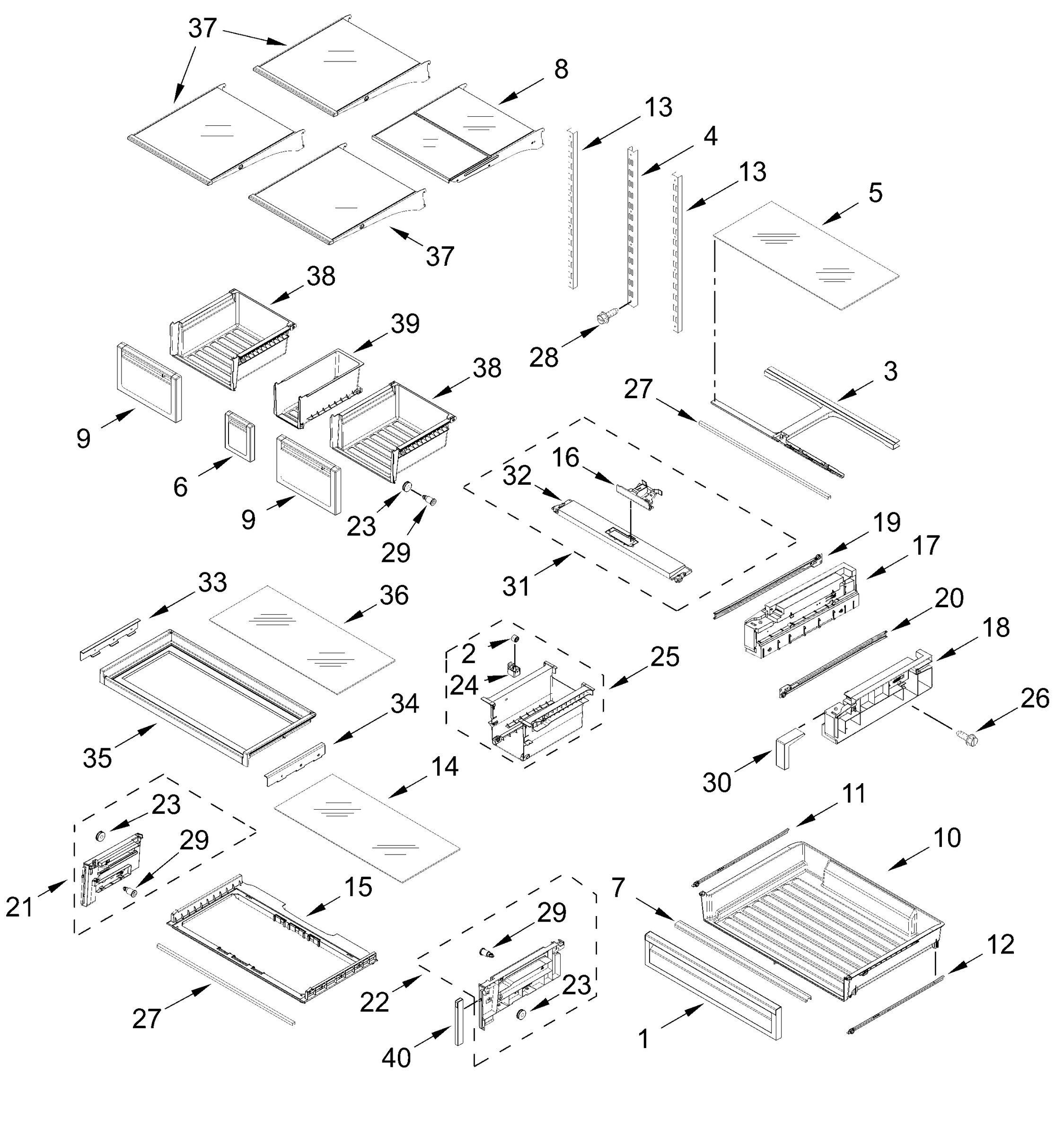 SHELF PARTS