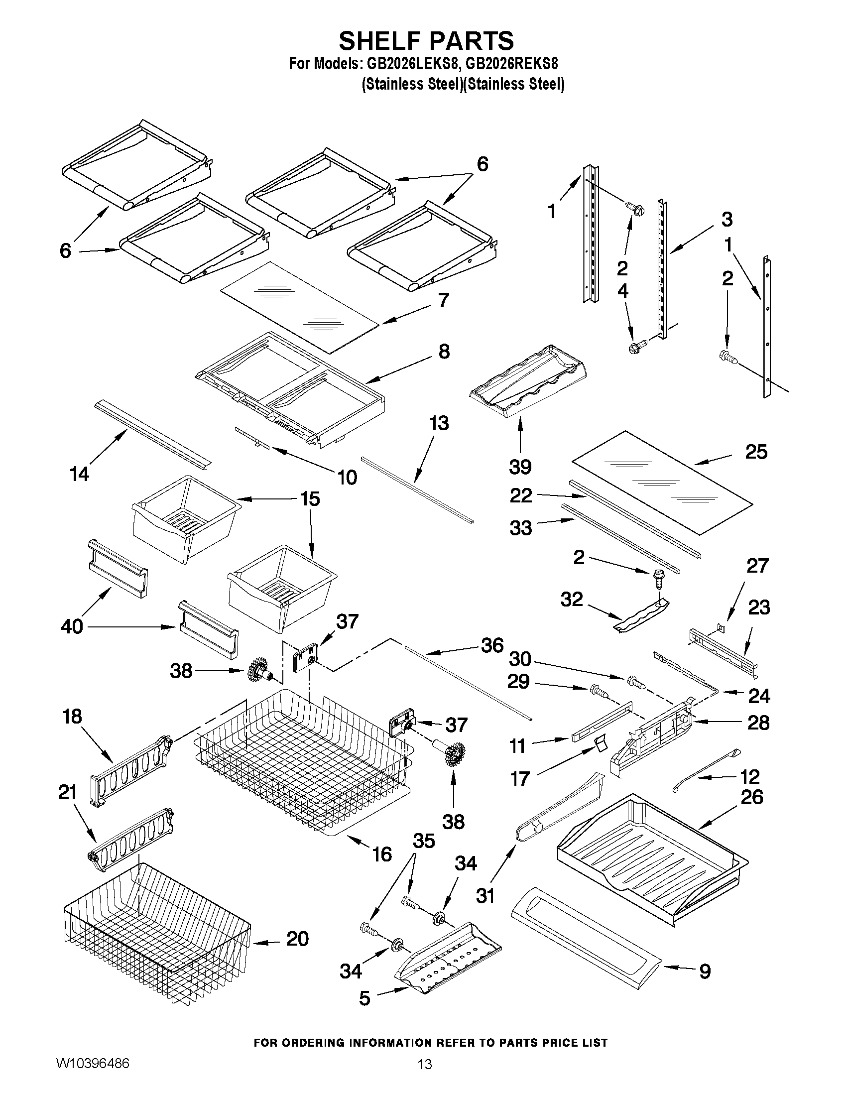 07 - SHELF PARTS