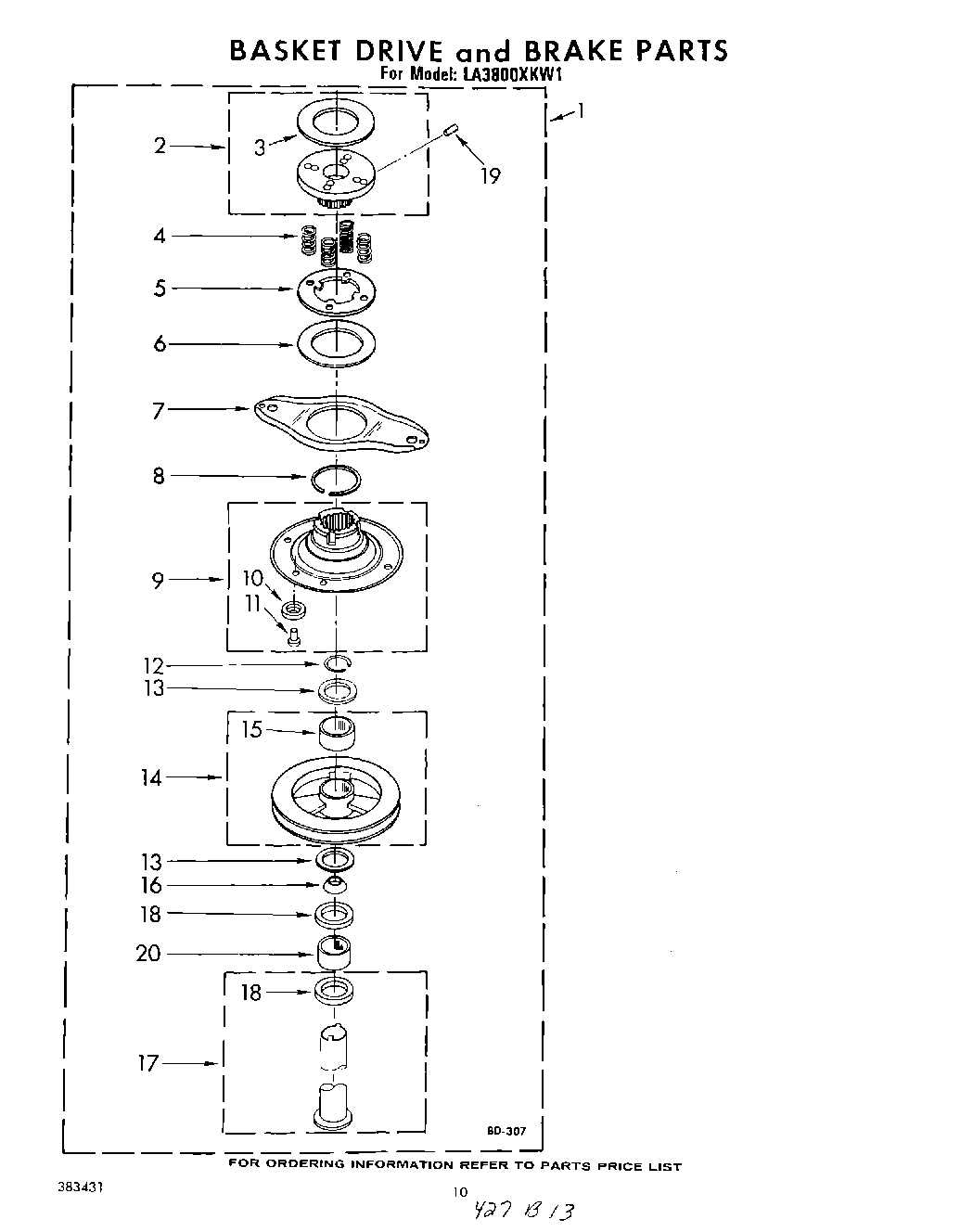 08 - BASKET DRIVE AND BRAKE