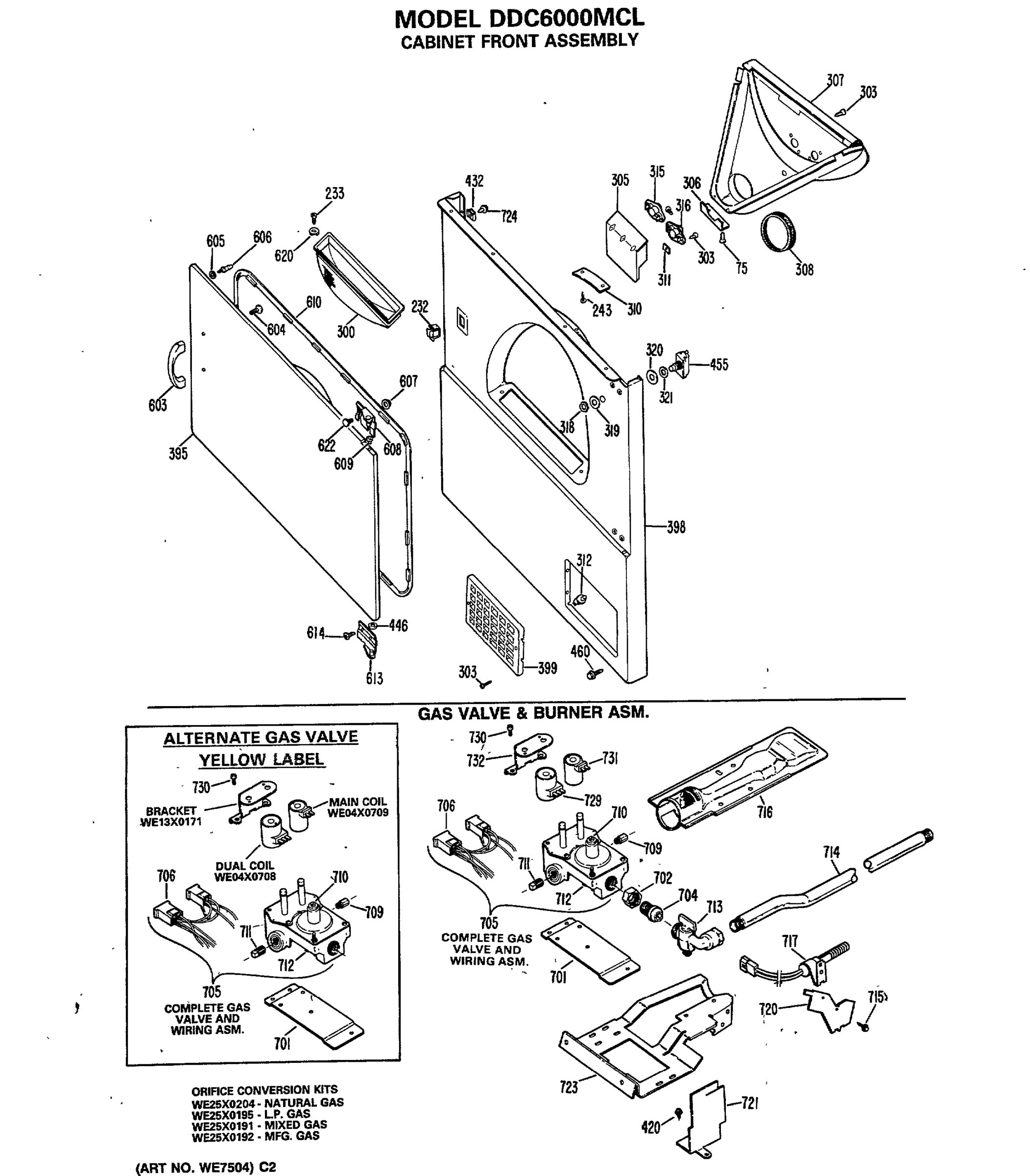 CABINET FRONT ASSEMBLY