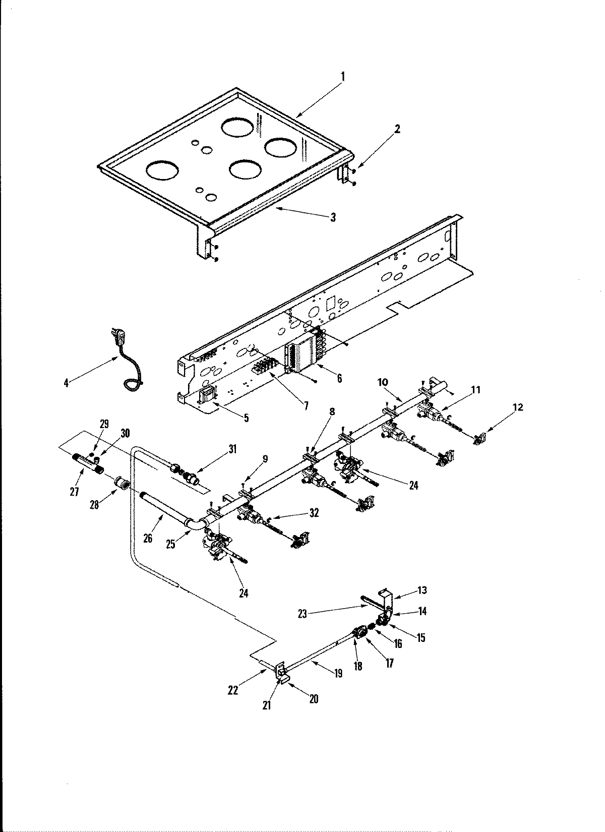 07 - TOP/BURNER VALVES