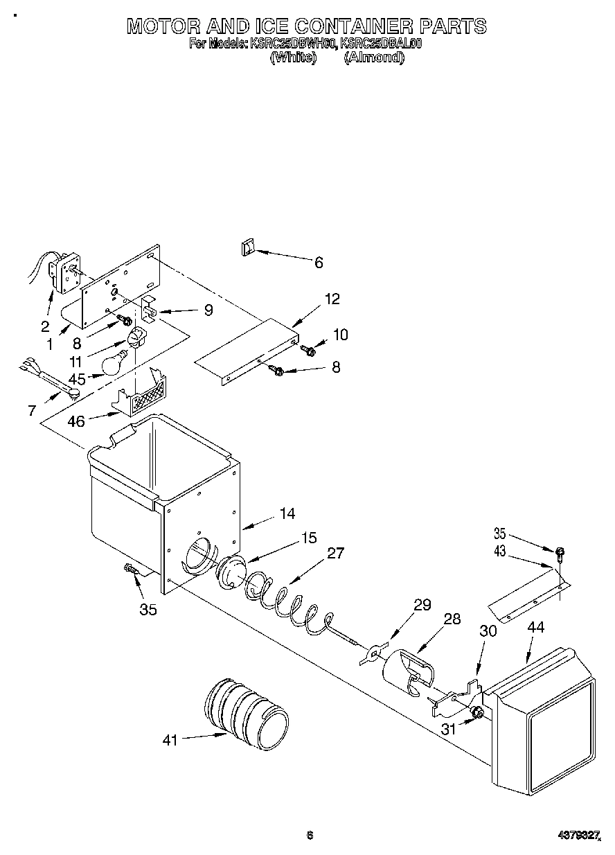 05 - MOTOR AND ICE CONTAINER