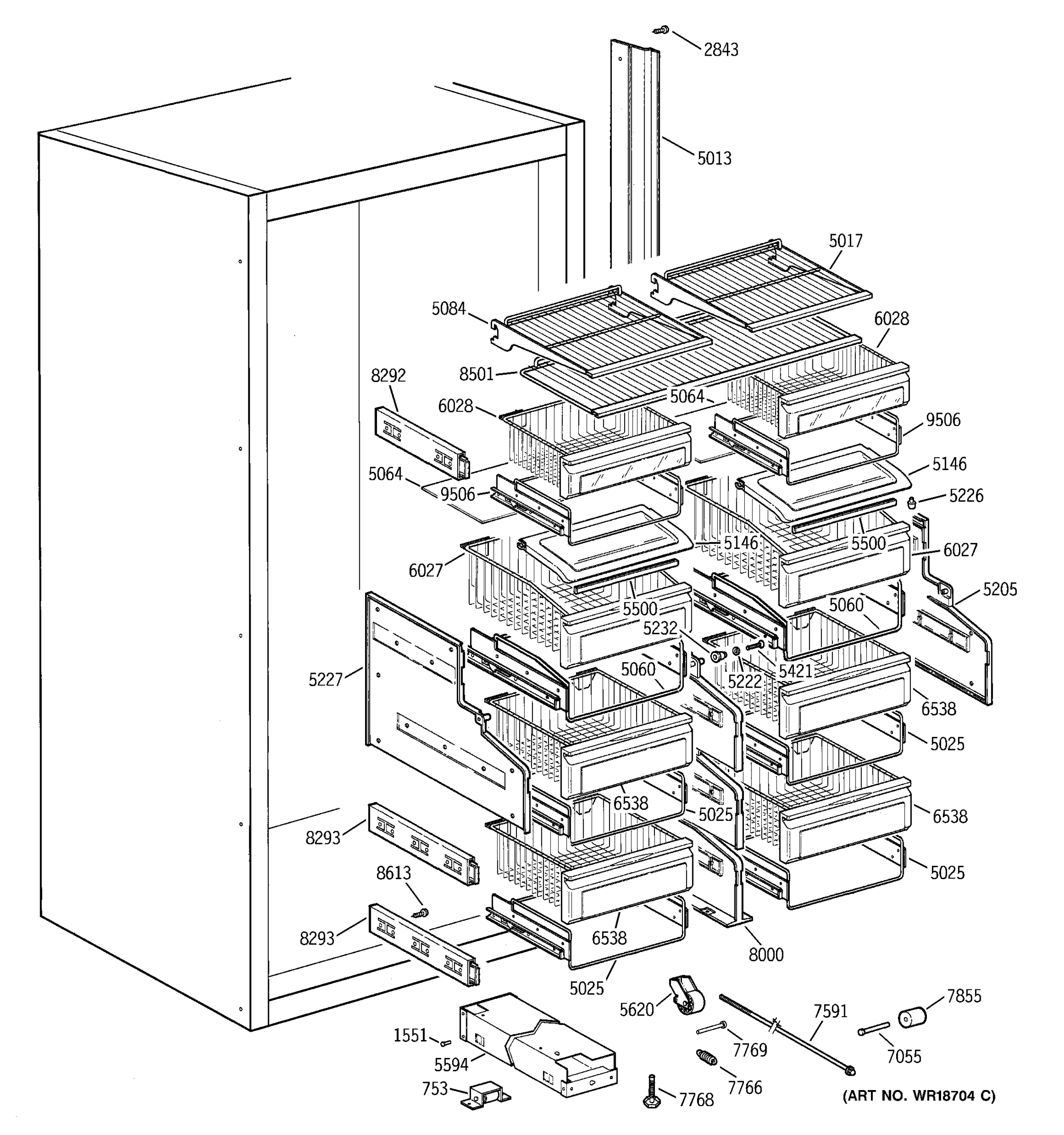 SHELVES & DRAWERS