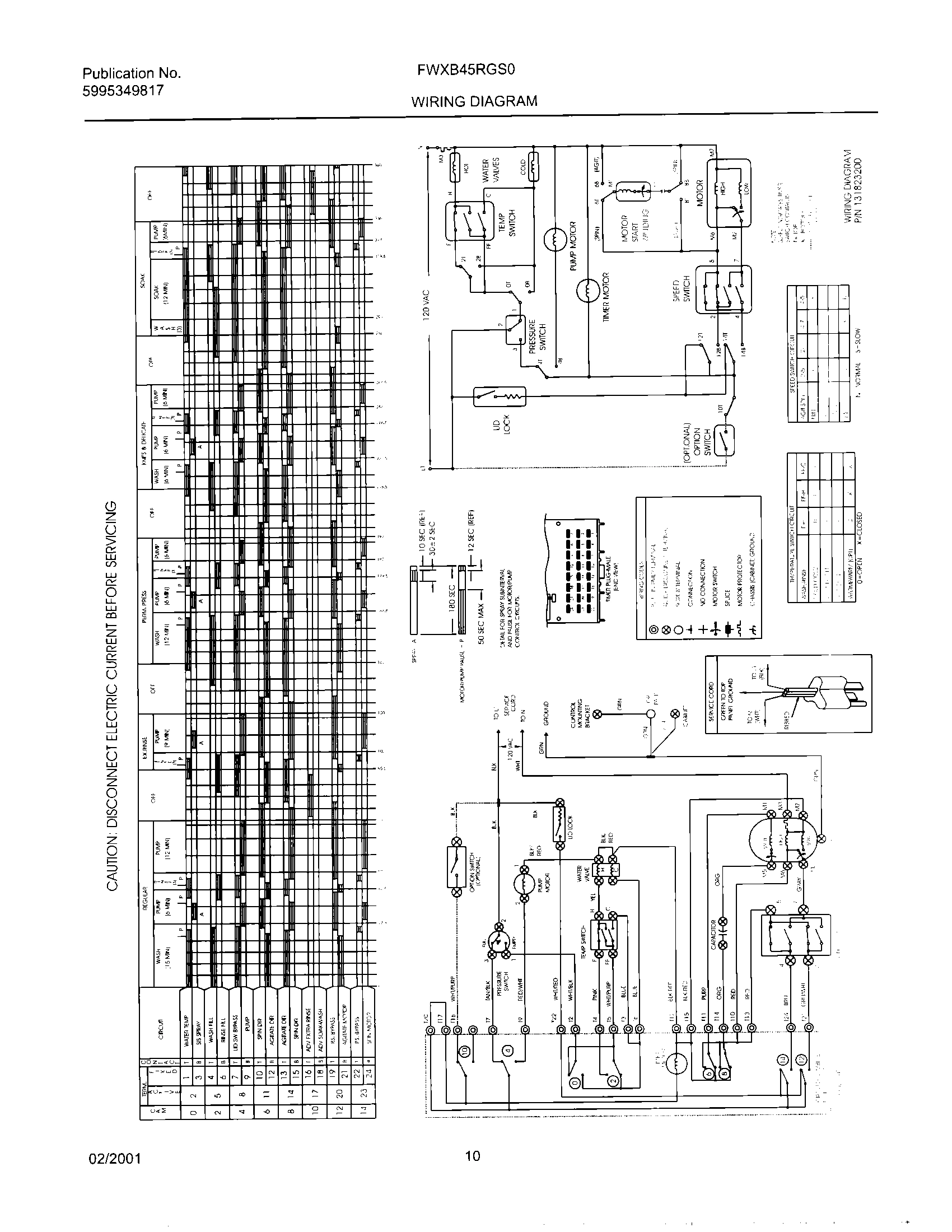 10 - 131823200 WIRING DIAGRAM