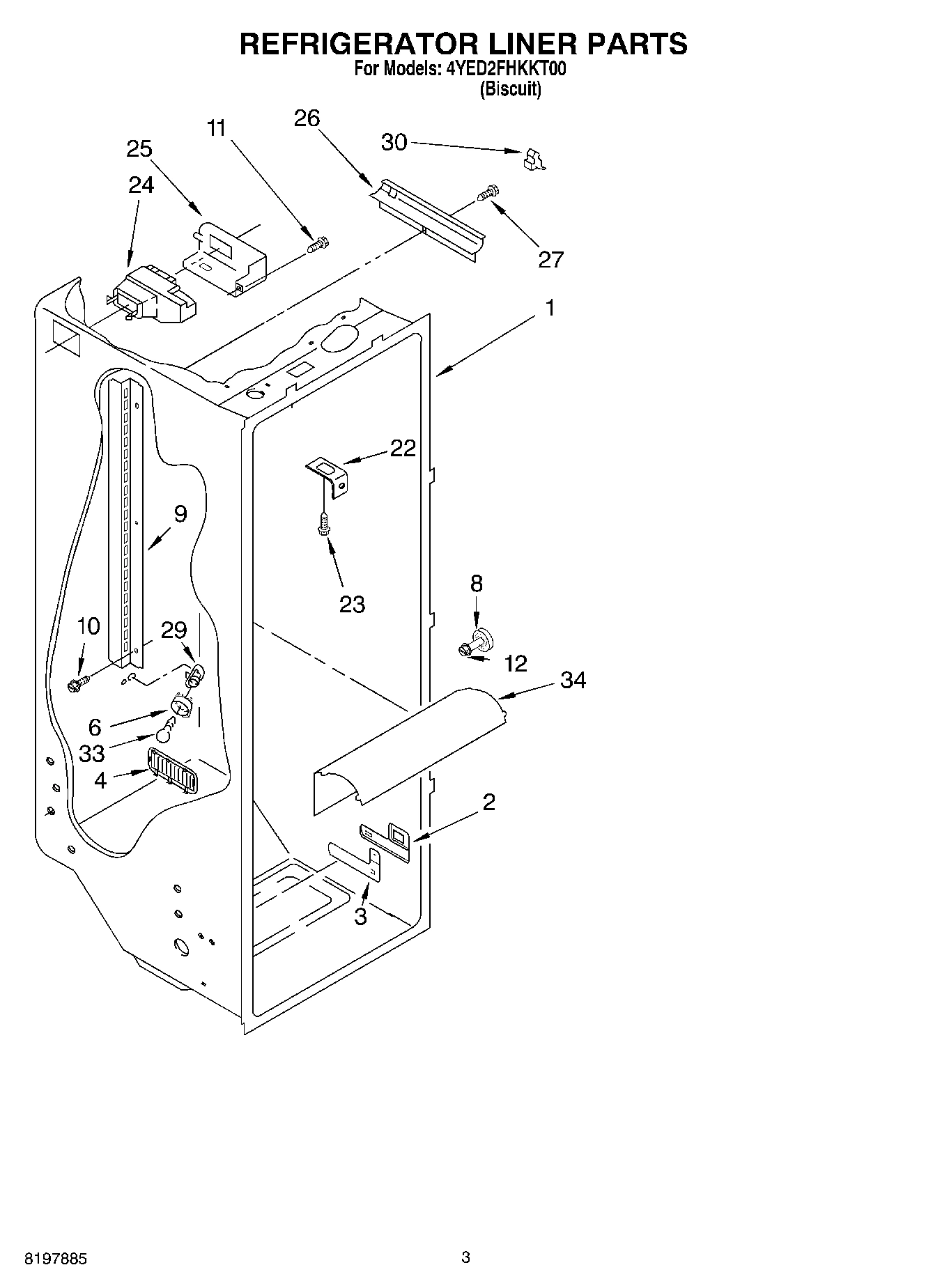02 - REFRIGERATOR LINER