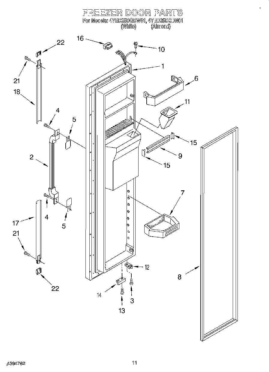 07 - FREEZER DOOR