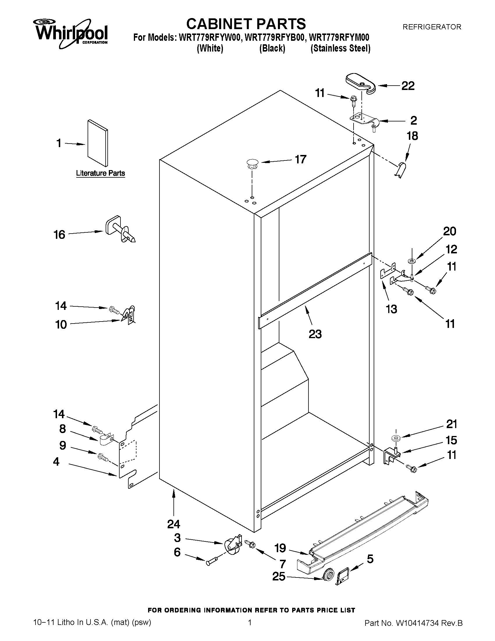 01 - CABINET PARTS