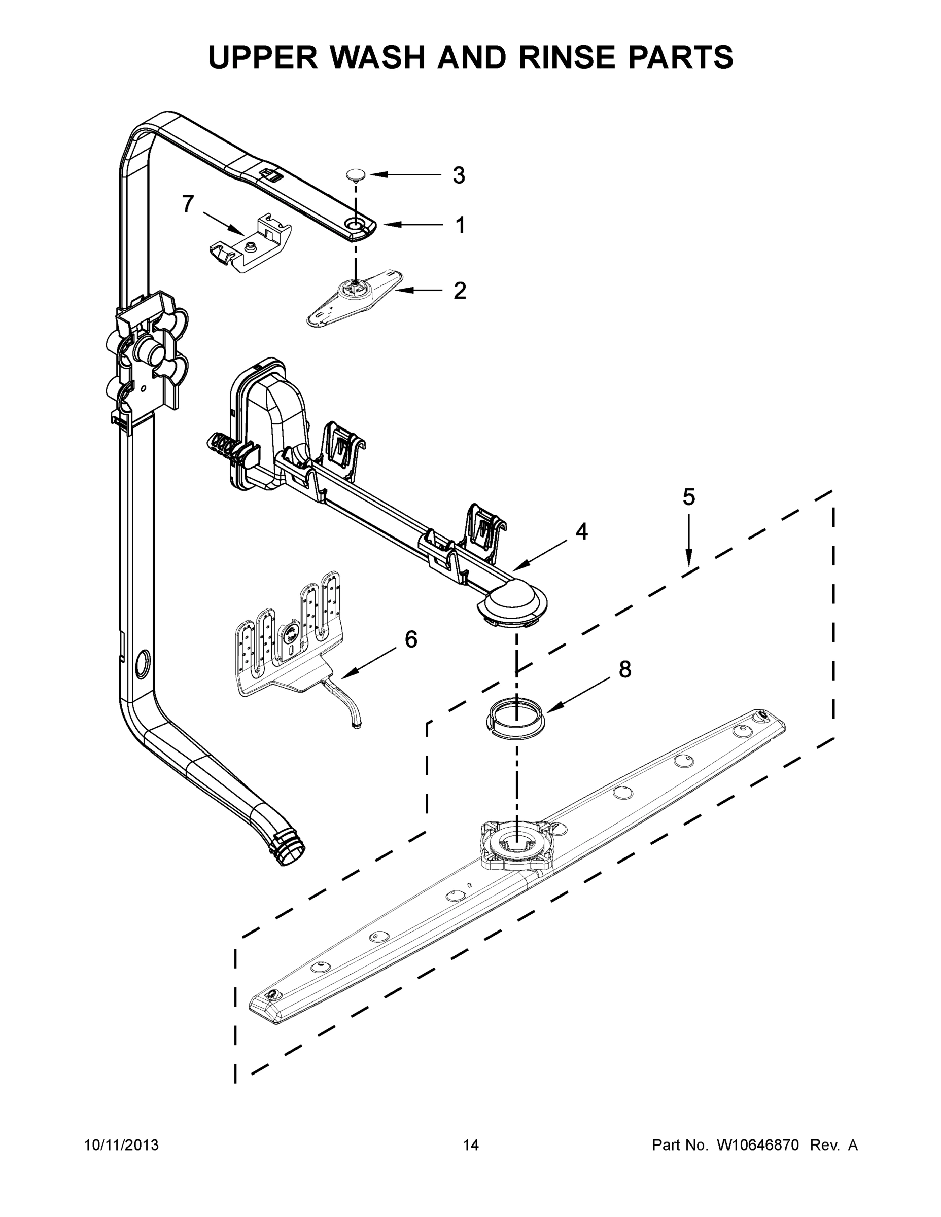 08 - UPPER WASH AND RINSE PARTS