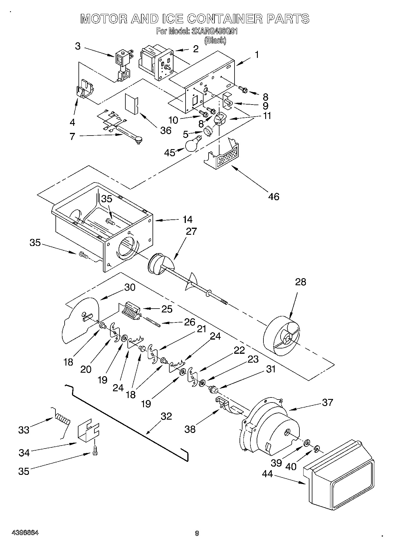 06 - MOTOR AND ICE CONTAINER
