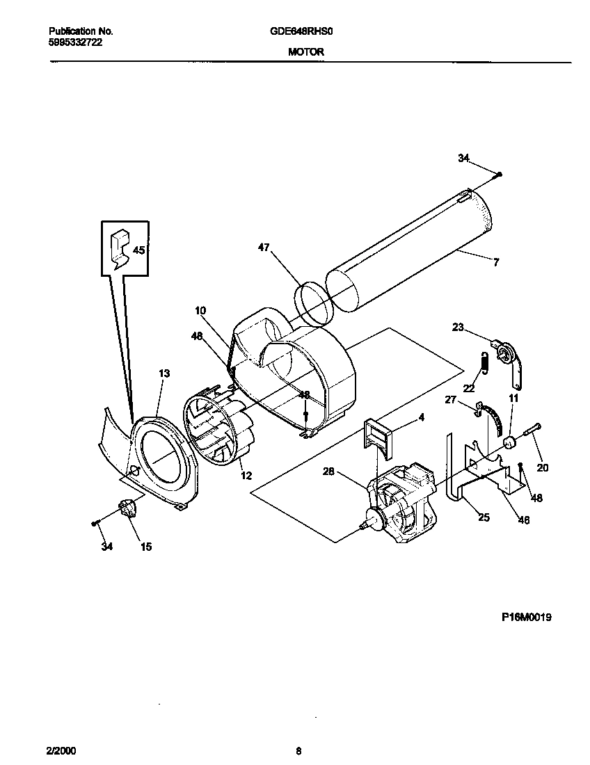 05 - P16M0019 MOTOR,BLOWER