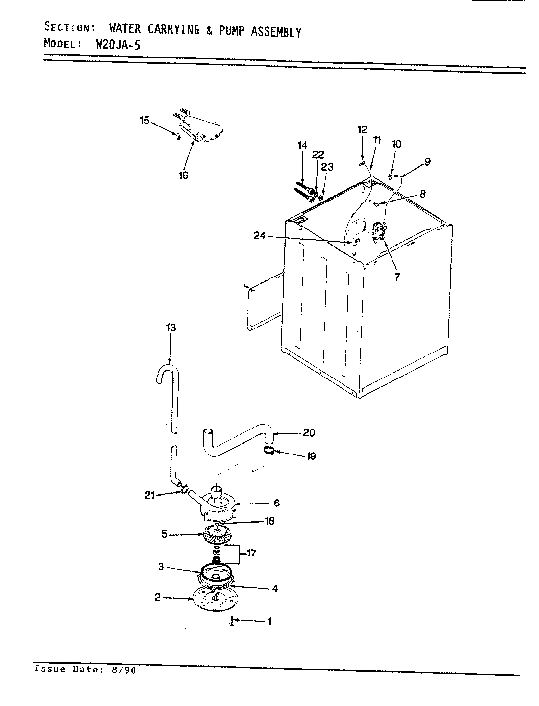 11 - WATER CARRY & PUMP (W20JA5)(REV. E)