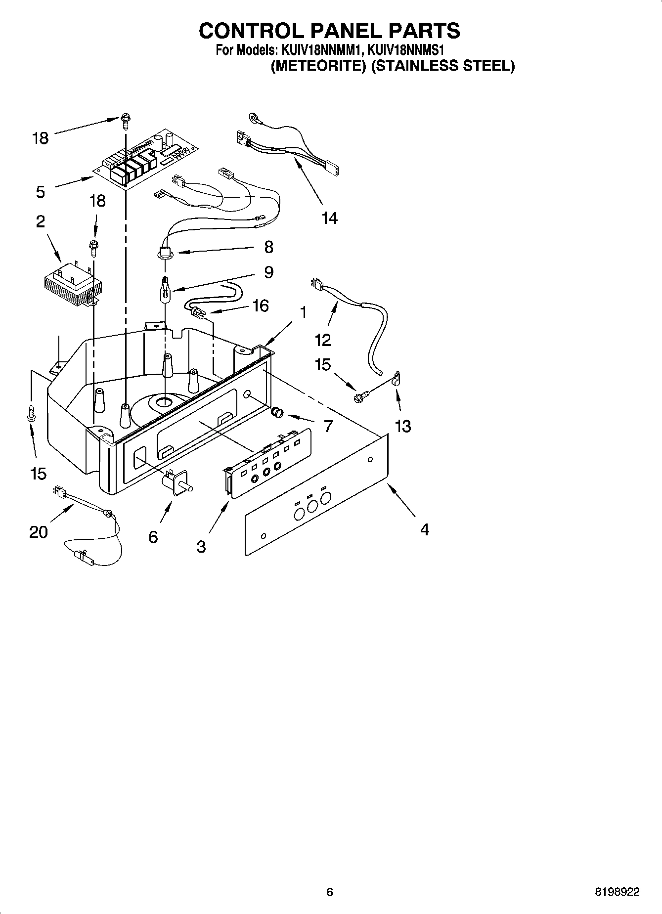 04 - CONTROL PANEL PARTS