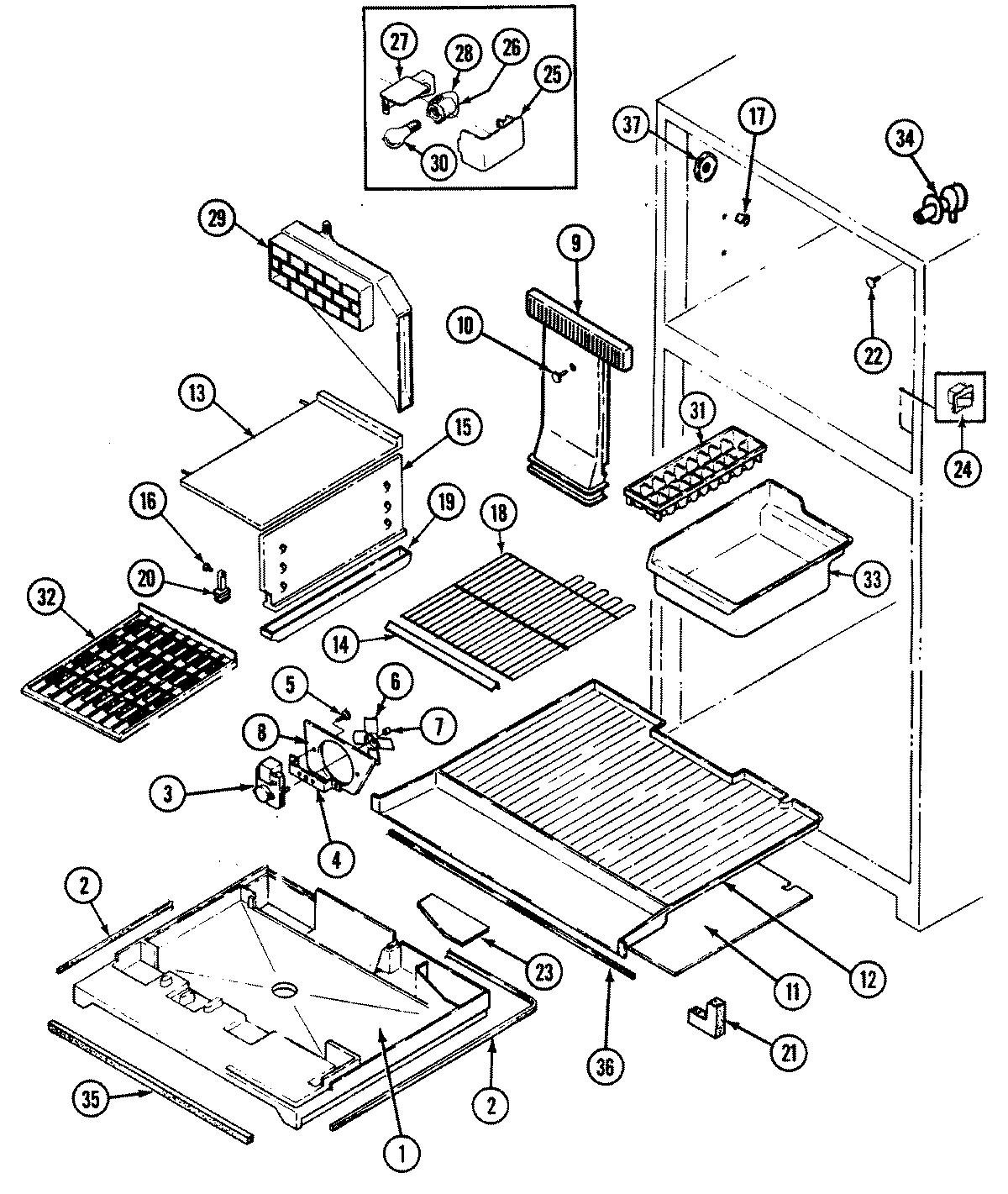 03 - FREEZER COMPARTMENT
