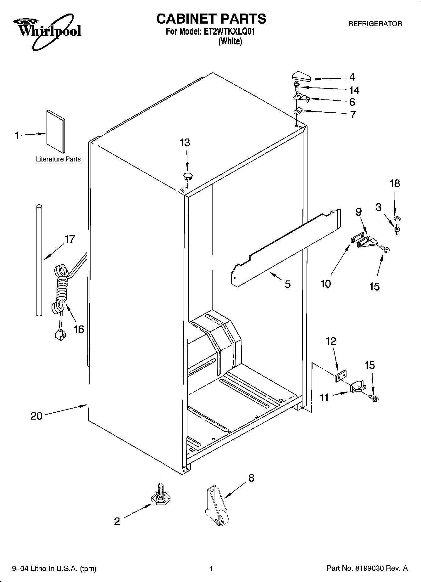 01 - CABINET PARTS