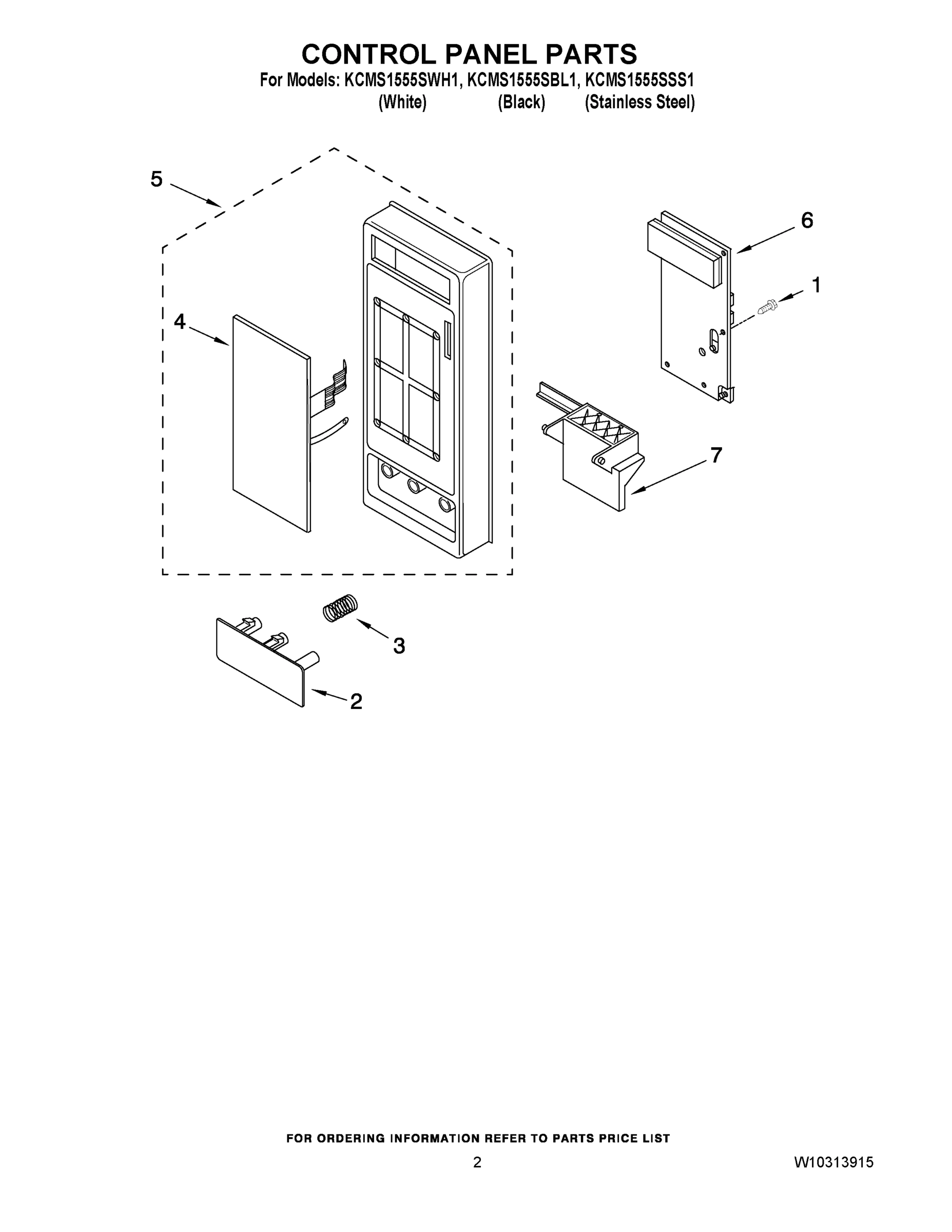 02 - CONTROL PANEL PARTS