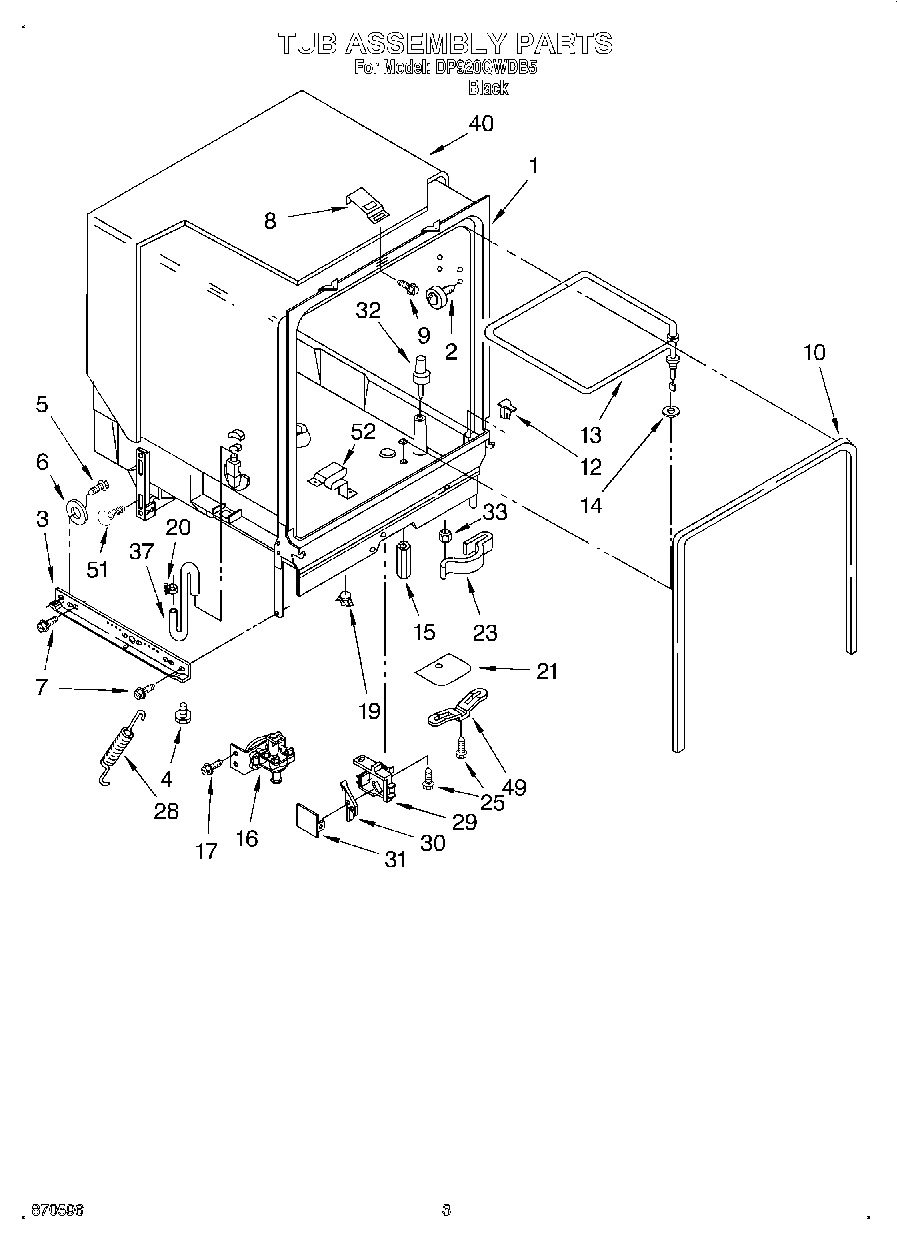 03 - TUB ASSEMBLY