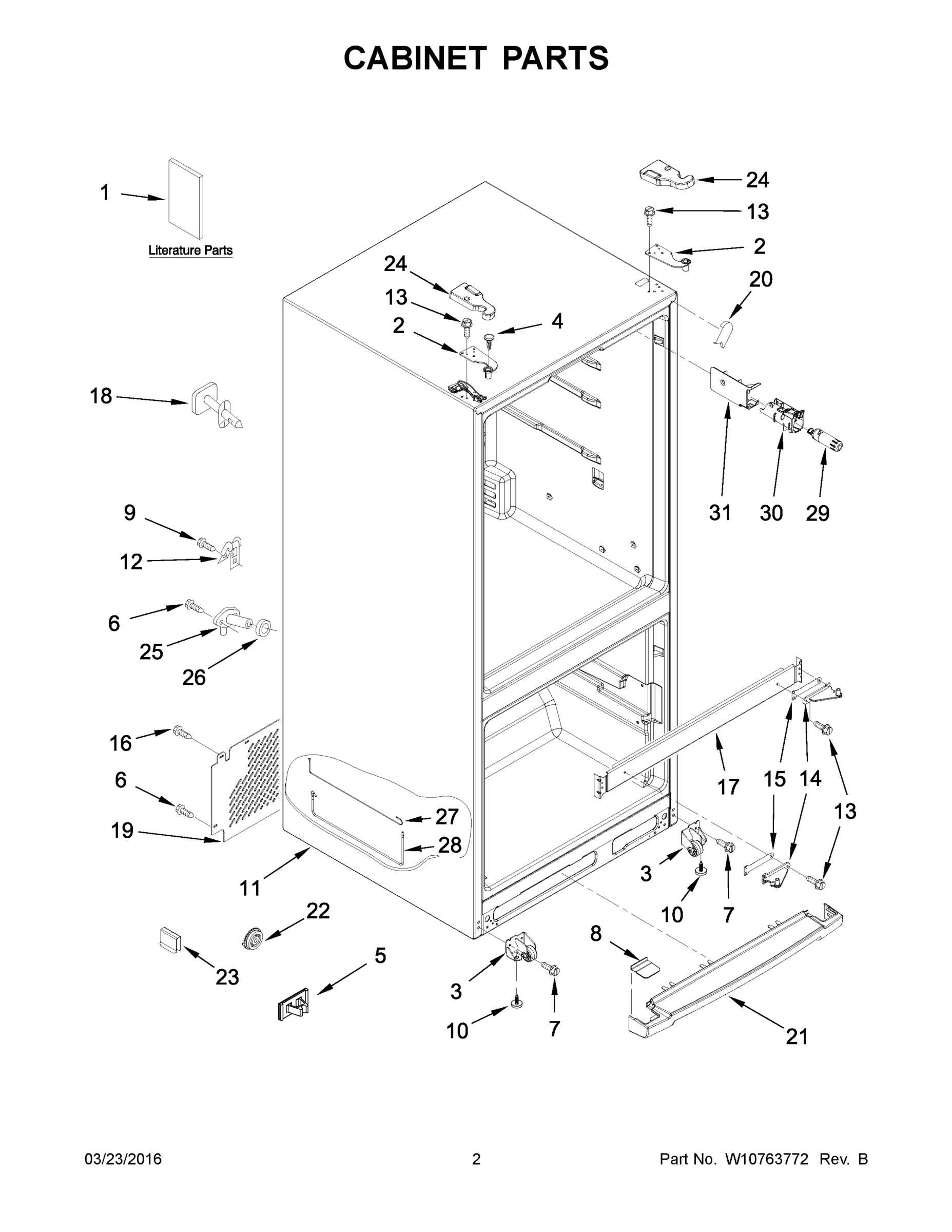02 - CABINET PARTS