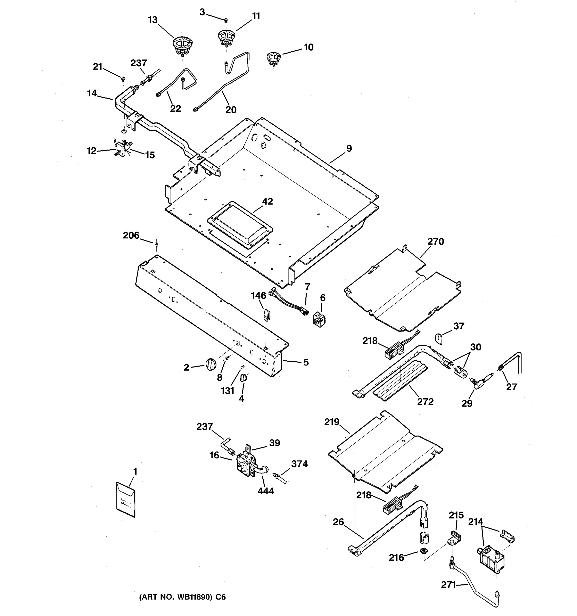 GAS & BURNER PARTS